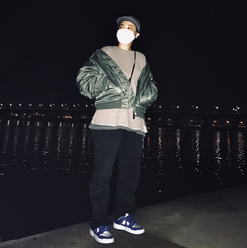 (W) Nike Dunk Low Disrupt Game Royal 착용 스타일