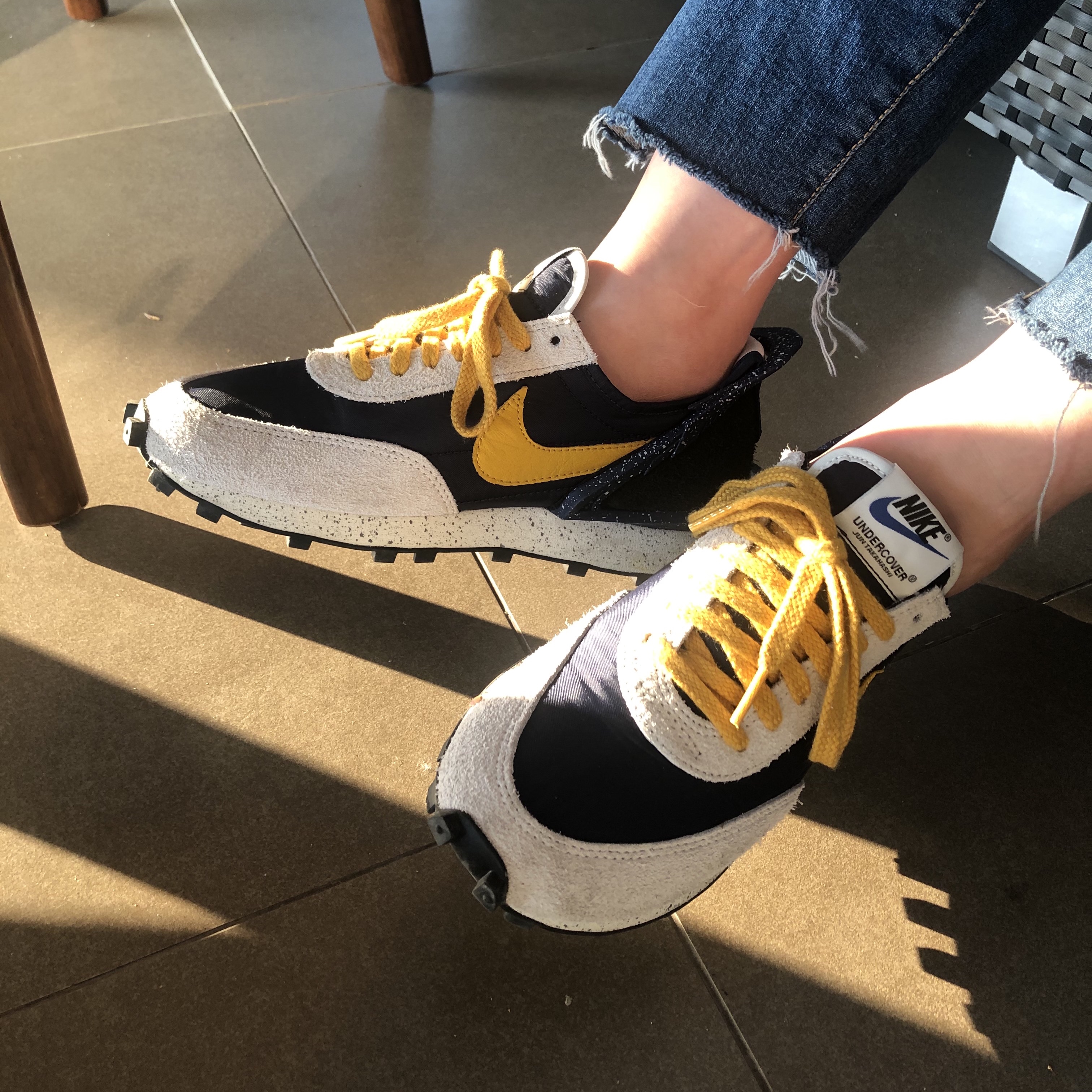 (W) Nike x Undercover Daybreak Obsidian 착용 스타일
