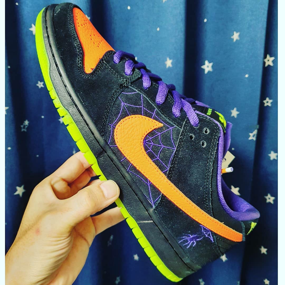Nike SB Dunk Low Pro Night of Mischief Halloween 착용 스타일 - 1