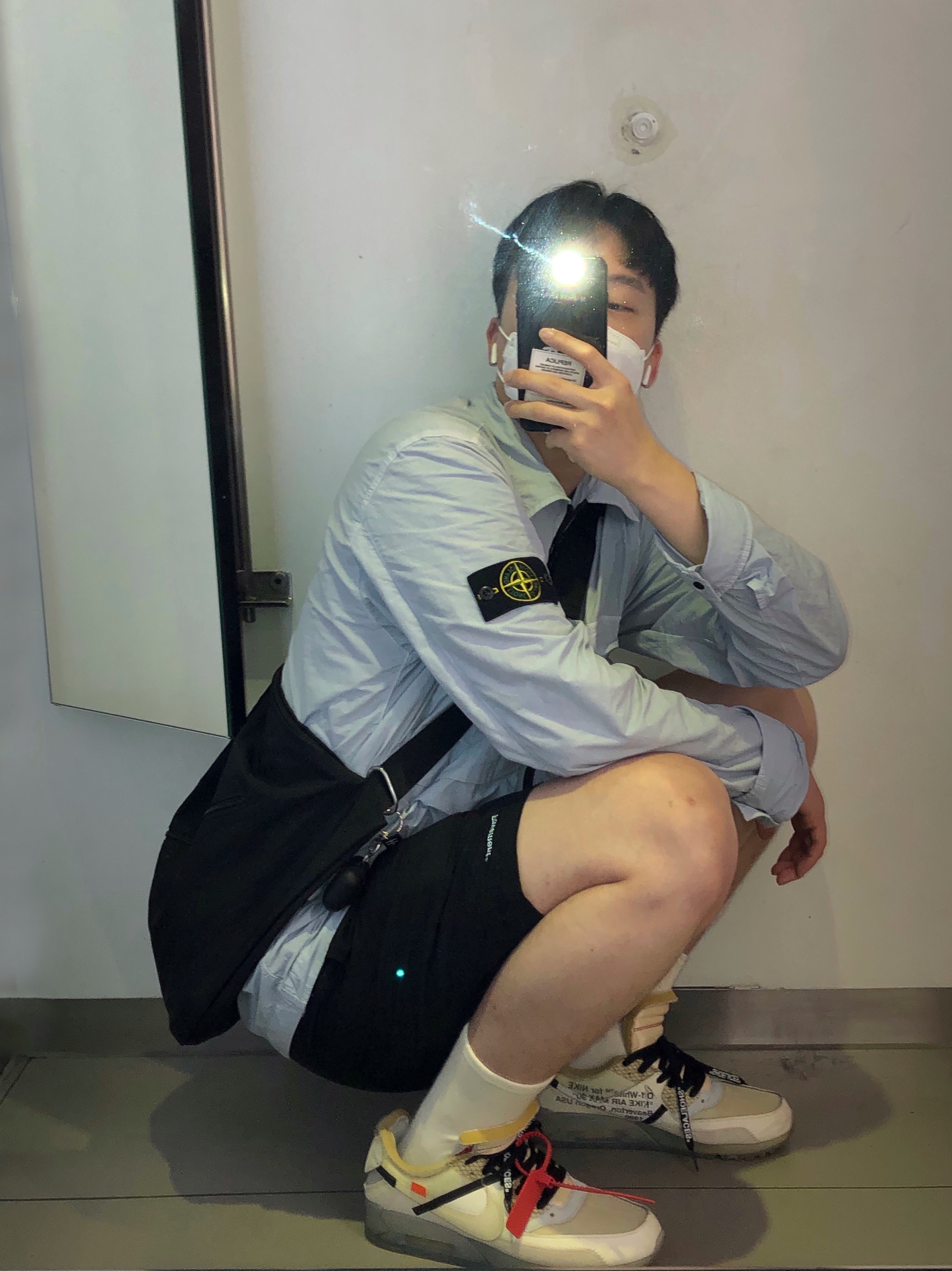 Nike x Off-White Air Max 90 The Ten 착용 스타일
