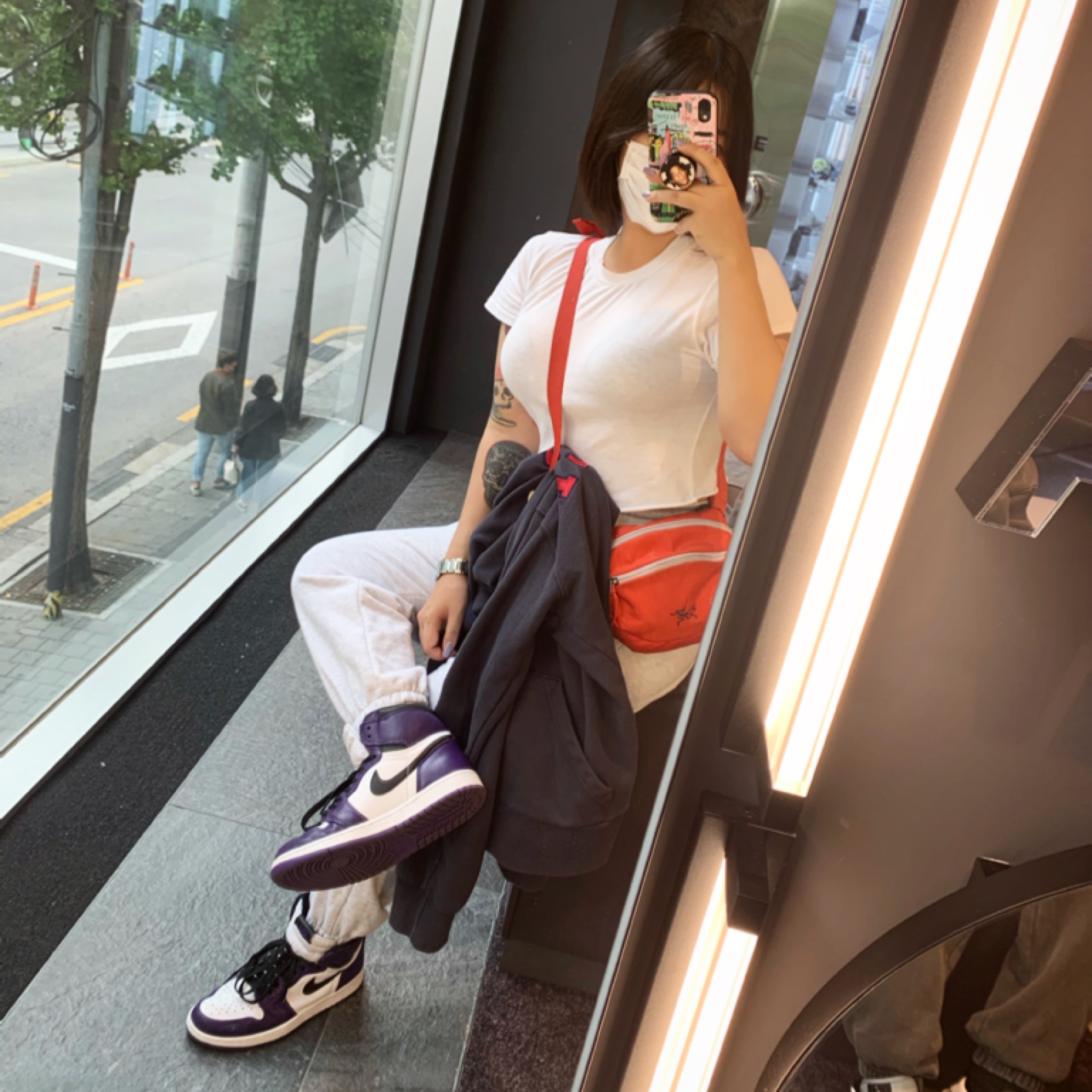 Jordan 1 Retro High OG Court Purple 2020 착용 스타일