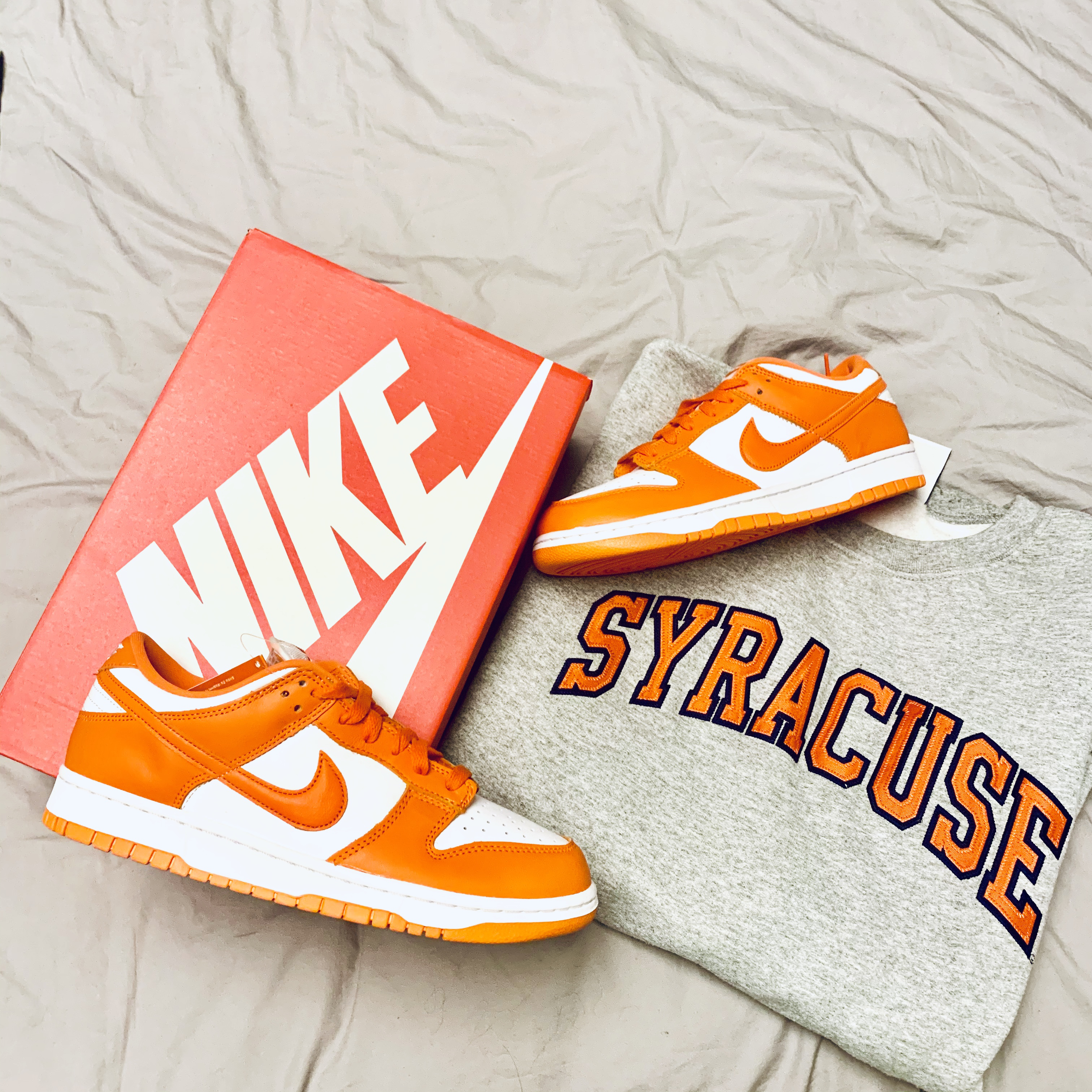 Nike Dunk Low SP Syracuse 2020 착용 스타일 - 1