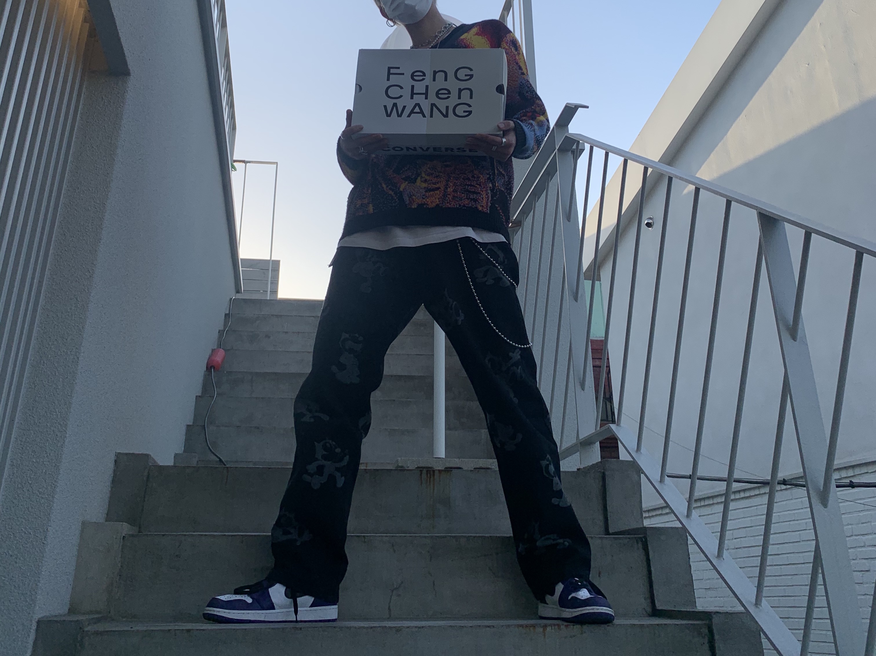 Jordan 1 Retro High OG Court Purple 2020, Converse x Feng Chen Wang Chuck 70 2-in-1 Persimmon Orange 착용 스타일