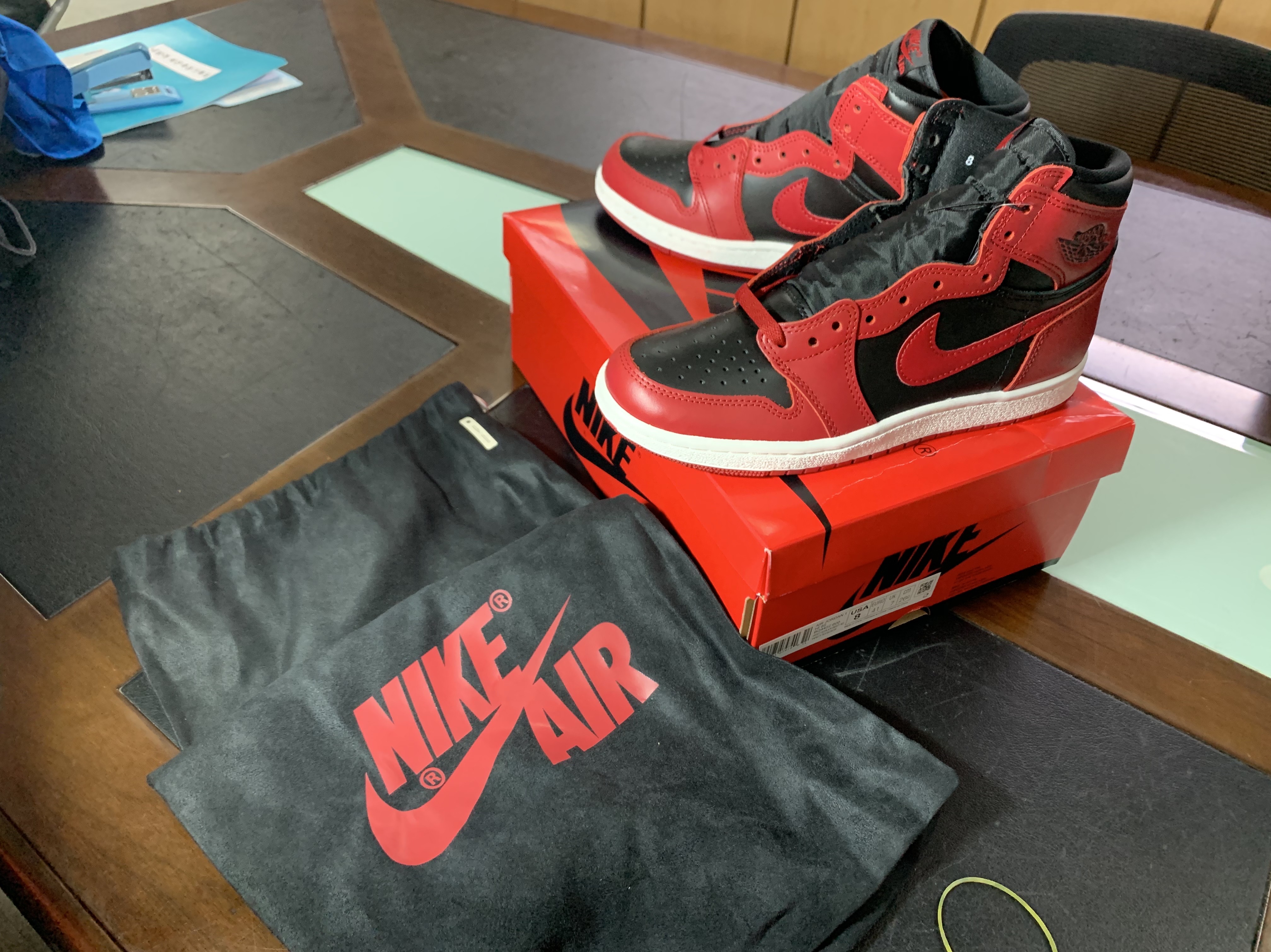 Jordan 1 High 85 Varsity Red 착용 스타일 - 2