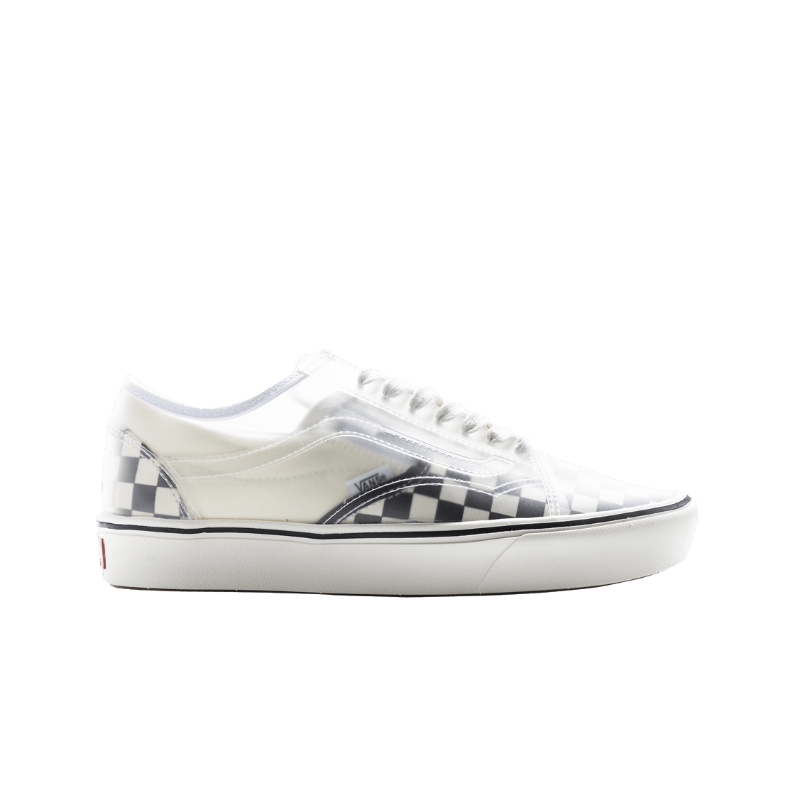 반스 컴피쿠시 슬립스쿨 체커보드 화이트