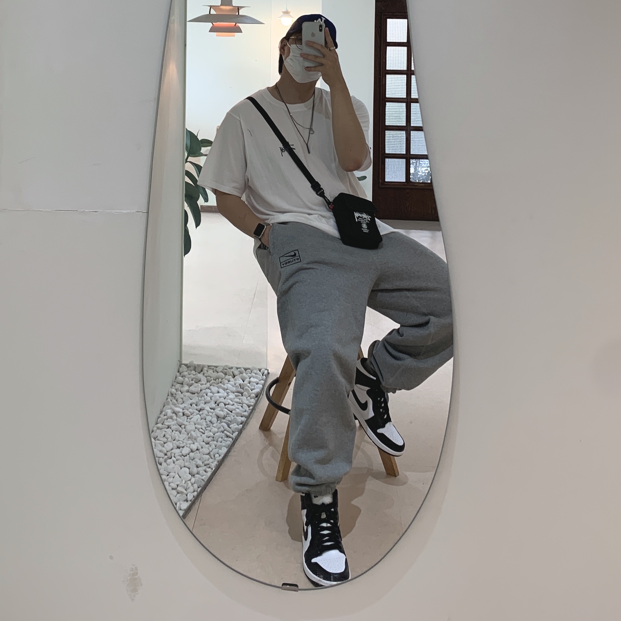 Jordan 1 Retro High OG Black White 2014 착용 스타일