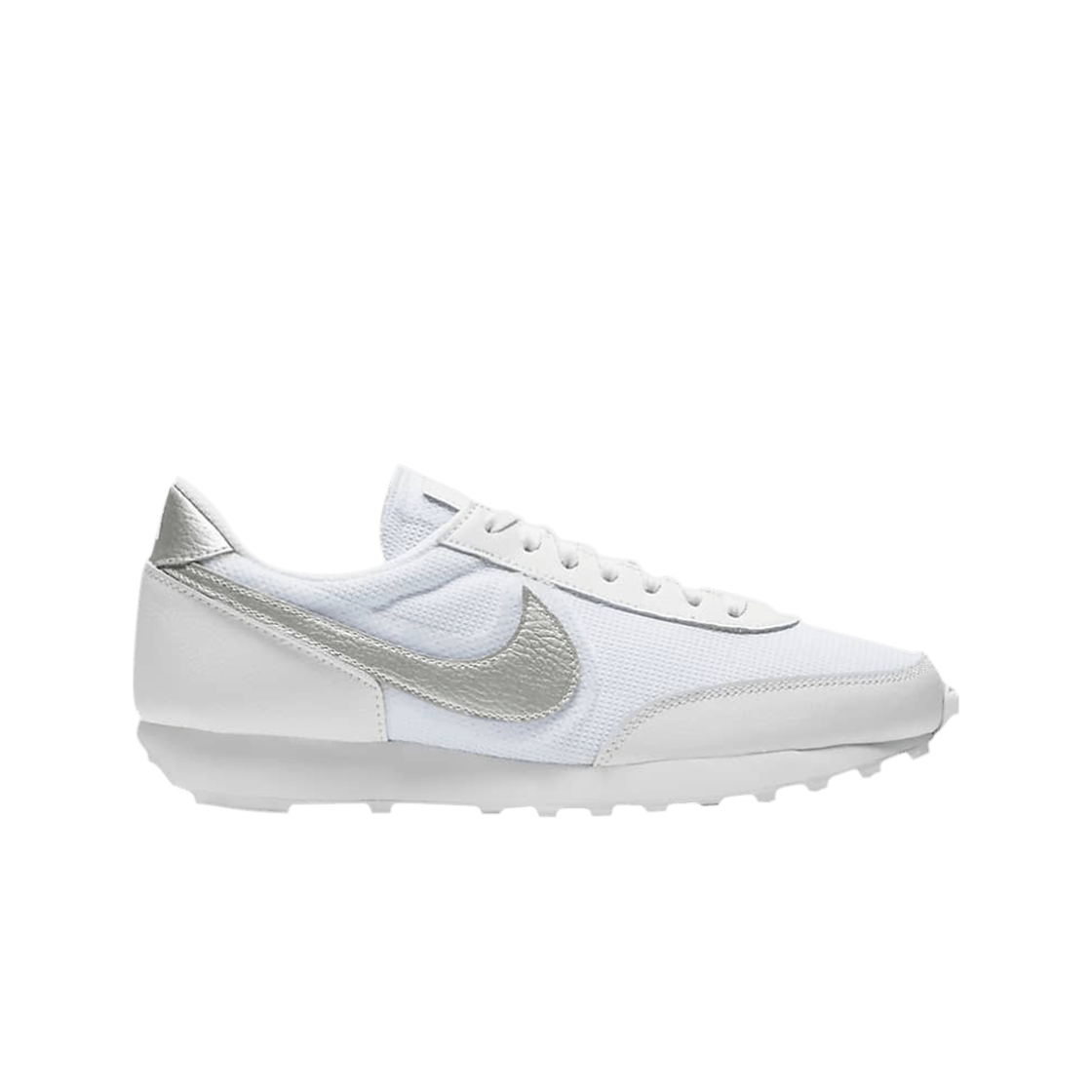 (W) 나이키 데이브레이크 화이트 메탈릭 실버((W) Nike Daybreak White Metallic Silver)