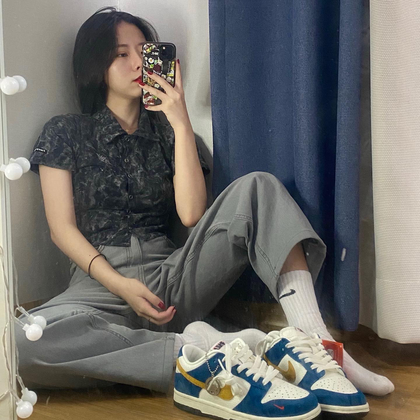 Nike x Kasina Dunk Low 80's Bus 착용 스타일 - 1