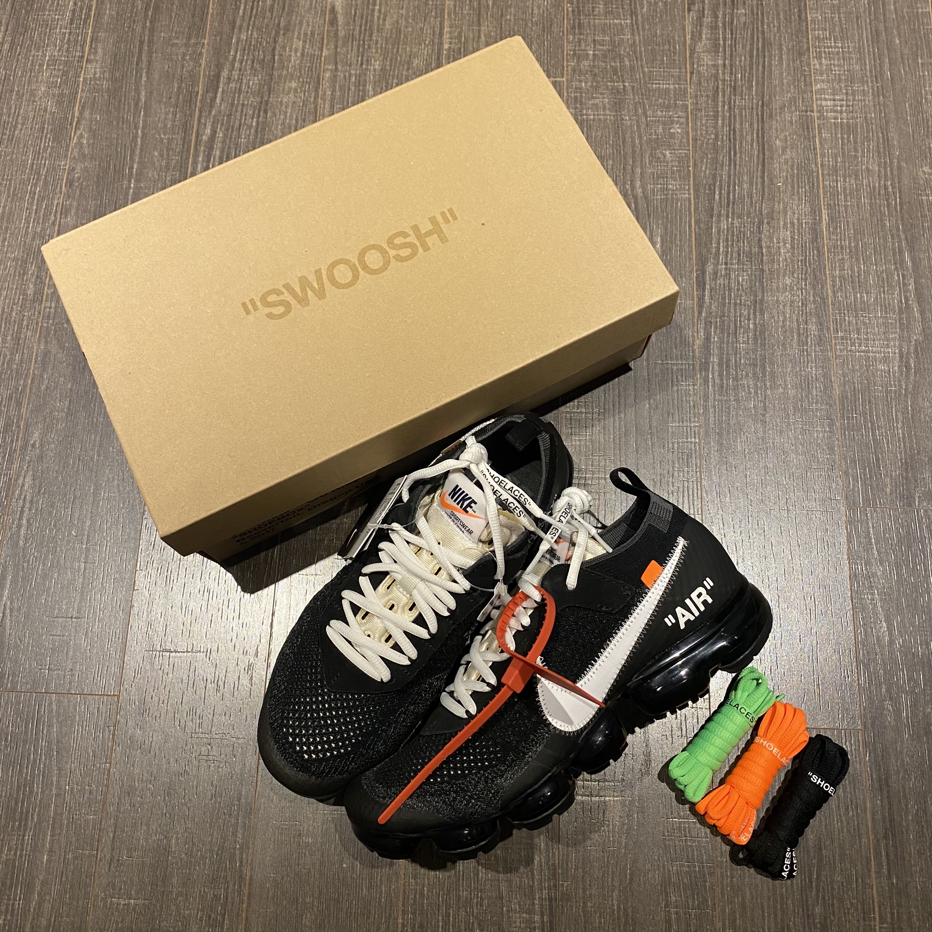 Nike x Off-White Air VaporMax OG Black The Ten 착용 스타일