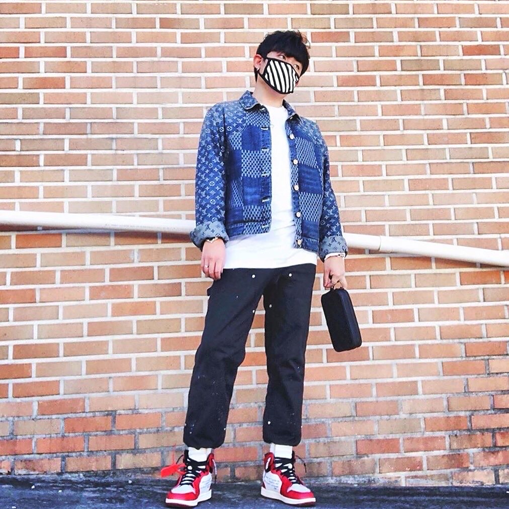 Jordan 1 x Off-White Retro High Chicago The Ten 착용 스타일 - 1