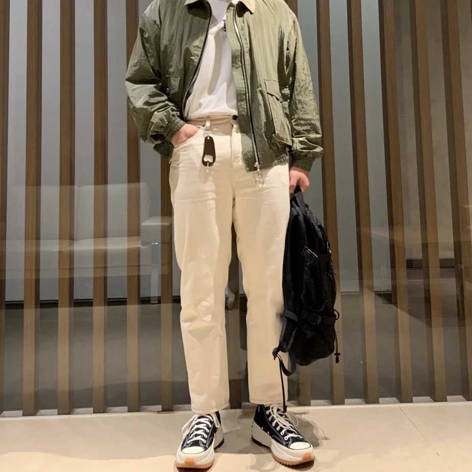 Converse x JW Anderson Run Star Hike Hi Black 착용 스타일
