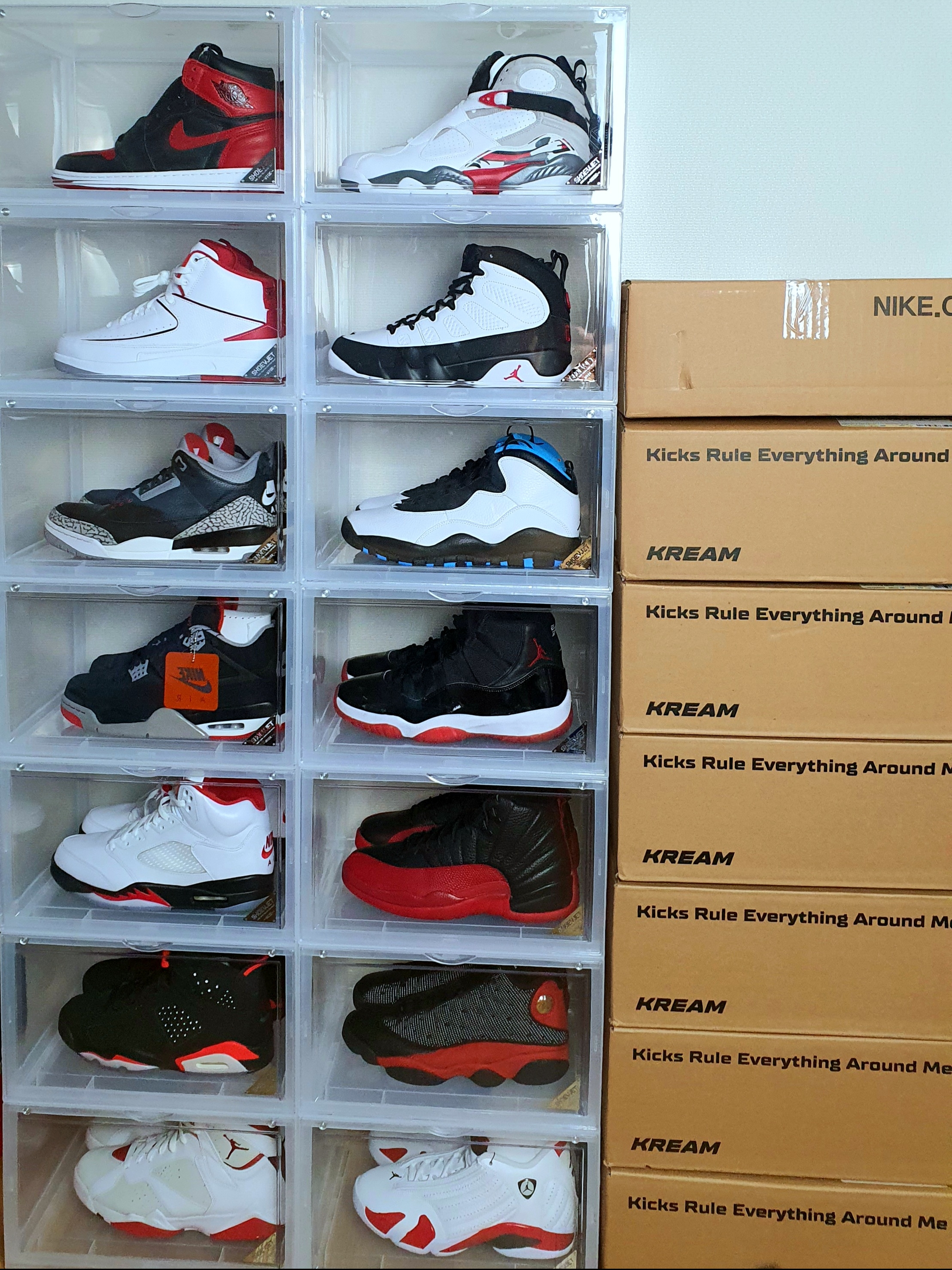 Jordan 1 Retro High OG Bred Banned 2016, Jordan 2 Retro White Red 2014 착용 스타일
