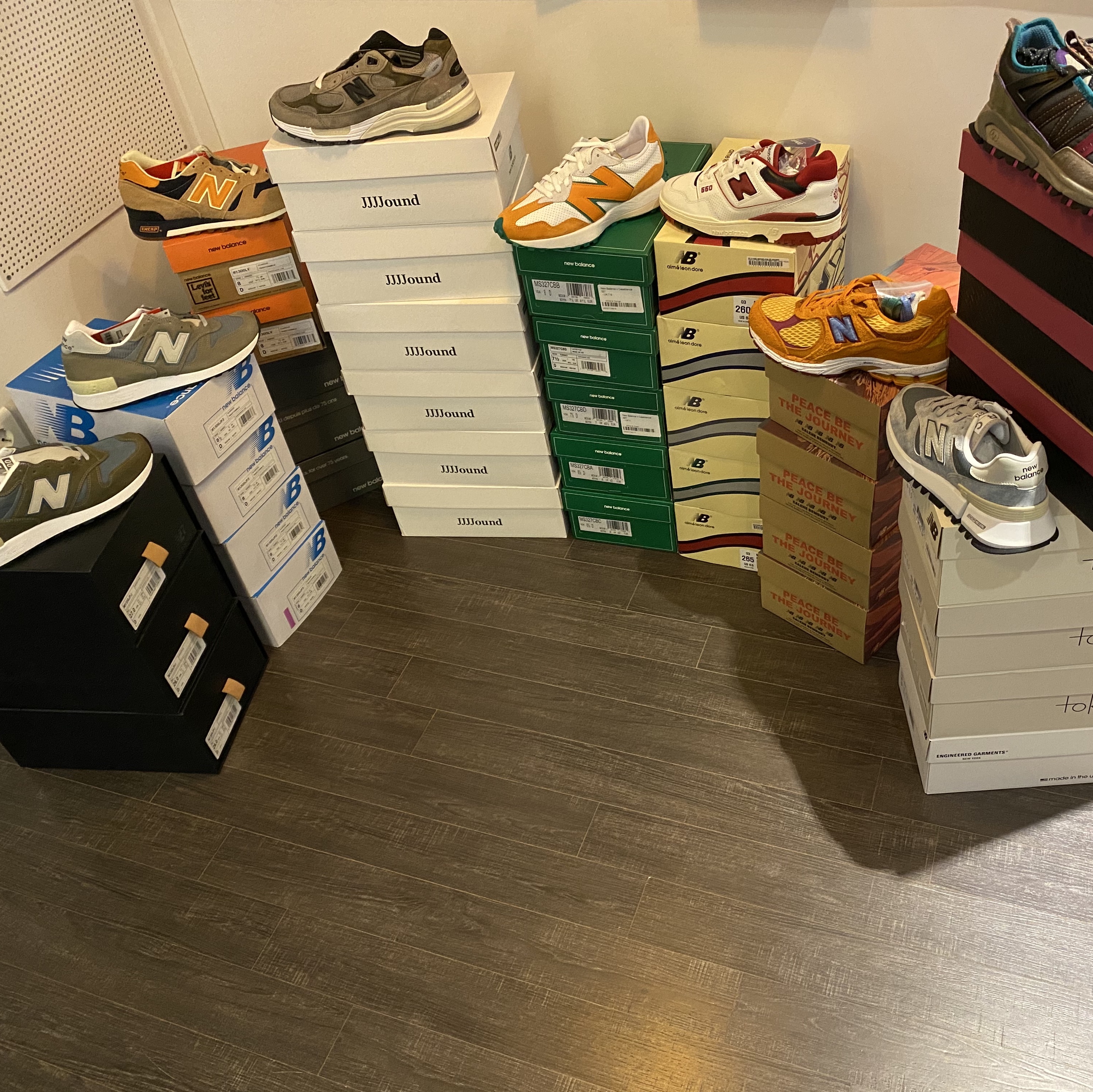 New Balance 1300 JPJ, New Balance x Packer 992 Made in USA 착용 스타일