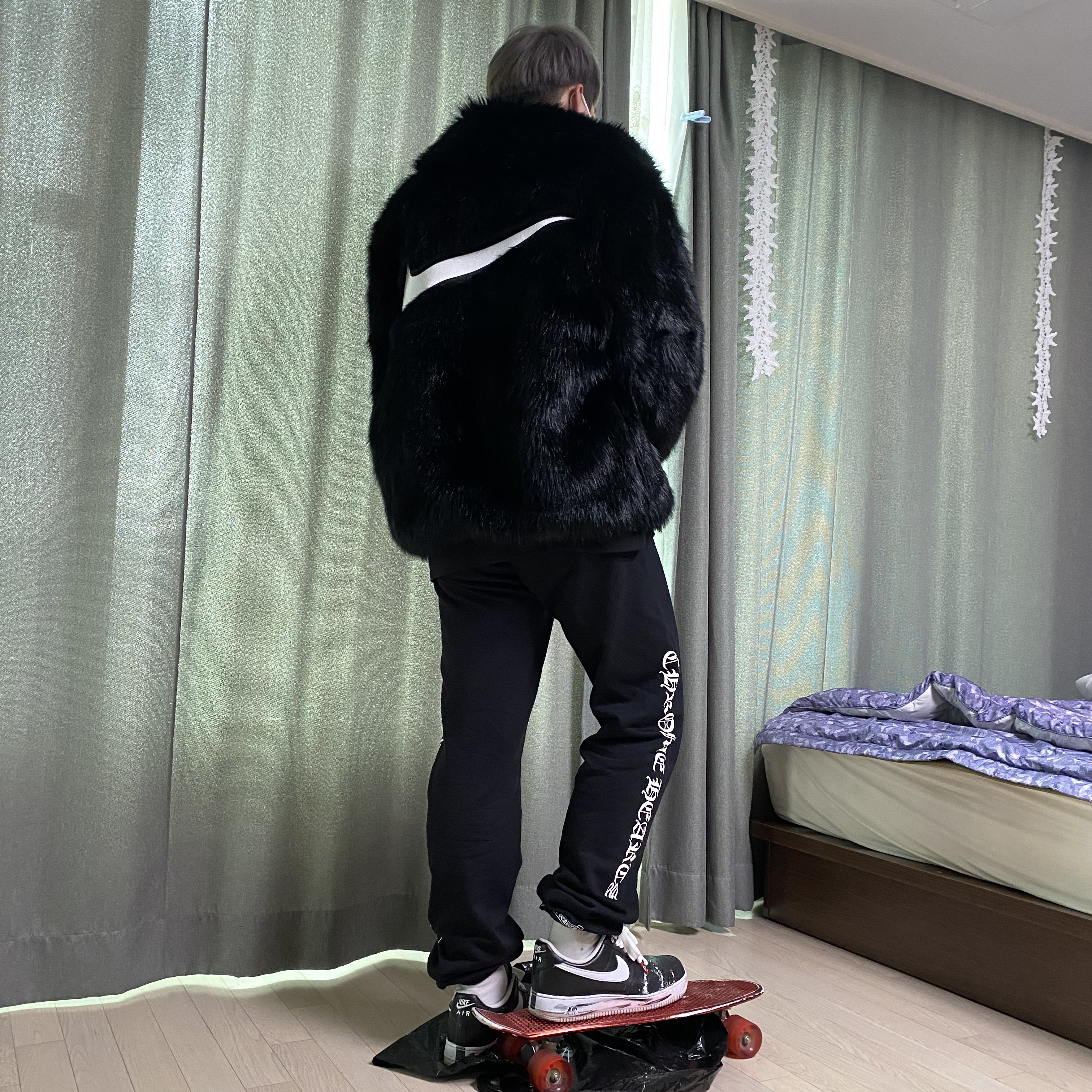 Nike x Peaceminusone Air Force 1 Low Para-Noise 착용 스타일