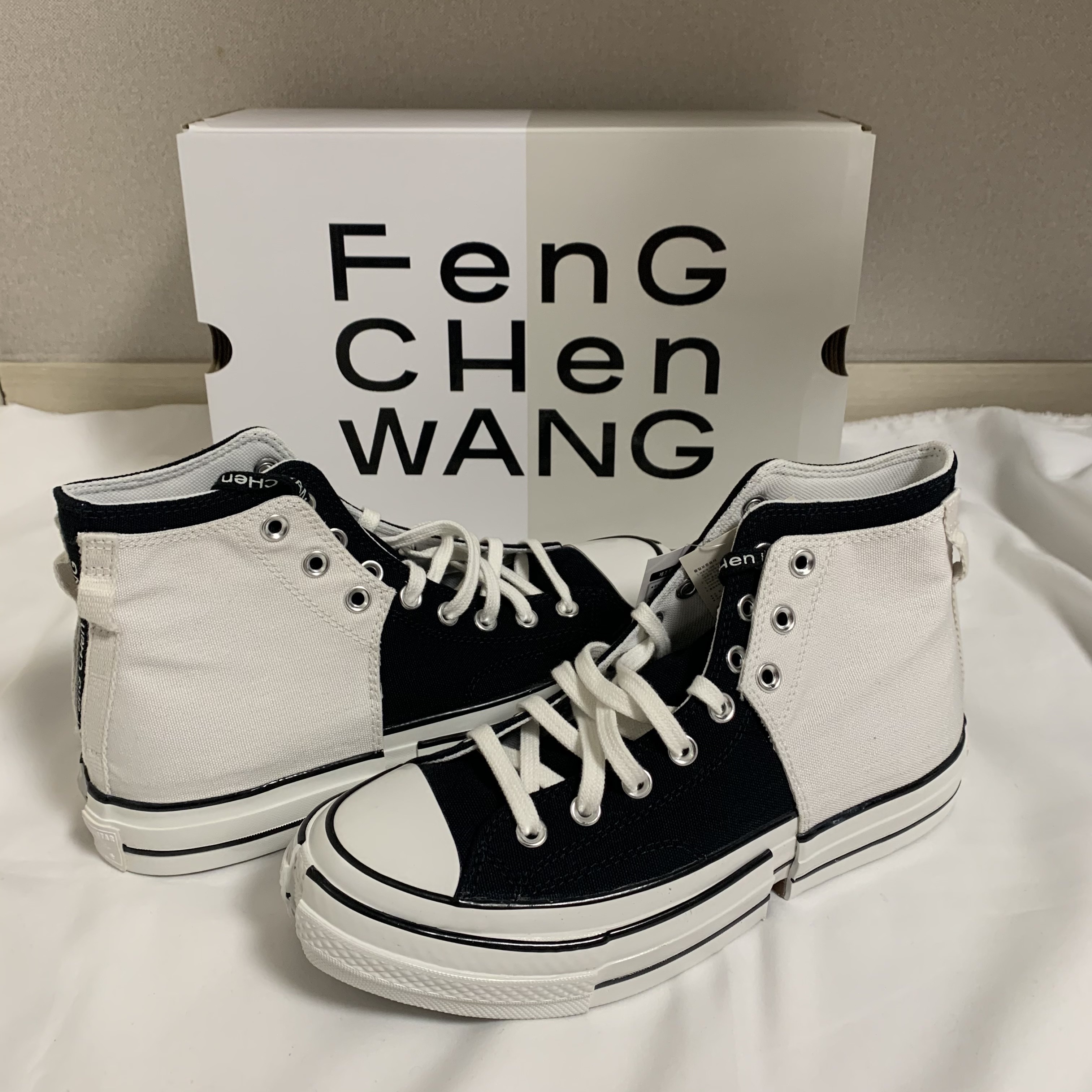 Converse x Feng Chen Wang Chuck 70 2-in-1 Natural Ivory Black 착용 스타일