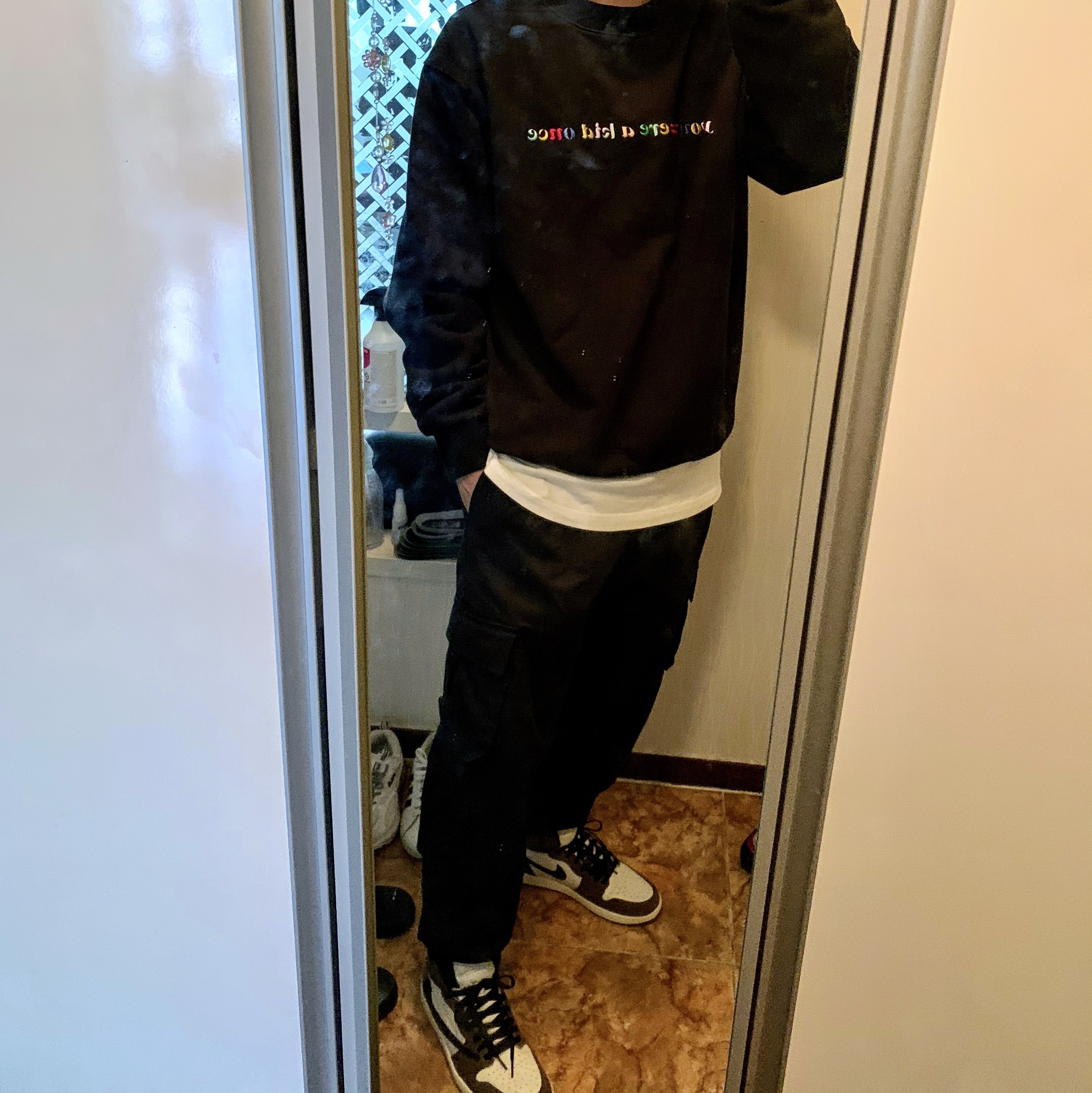 Jordan 1 x Travis Scott Retro High OG SP Mocha 착용 스타일