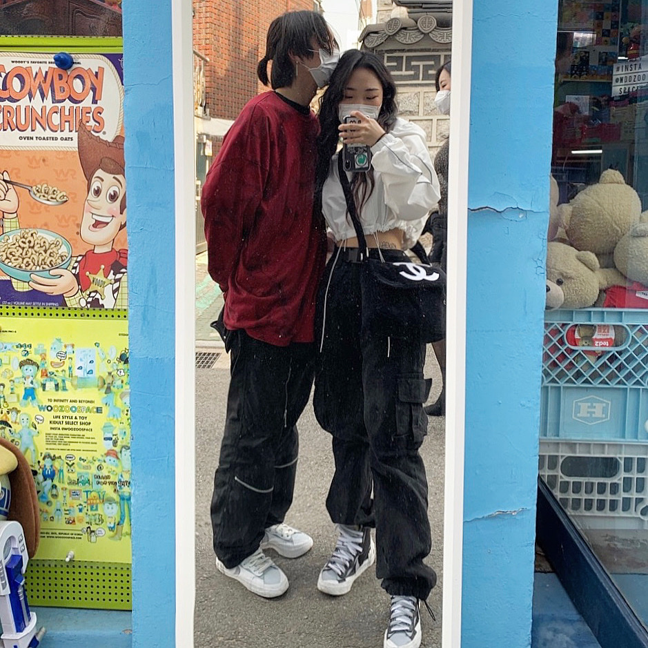 Nike x Sacai Blazer Mid White Grey, Nike x Sacai Blazer Mid Black Grey 착용 스타일