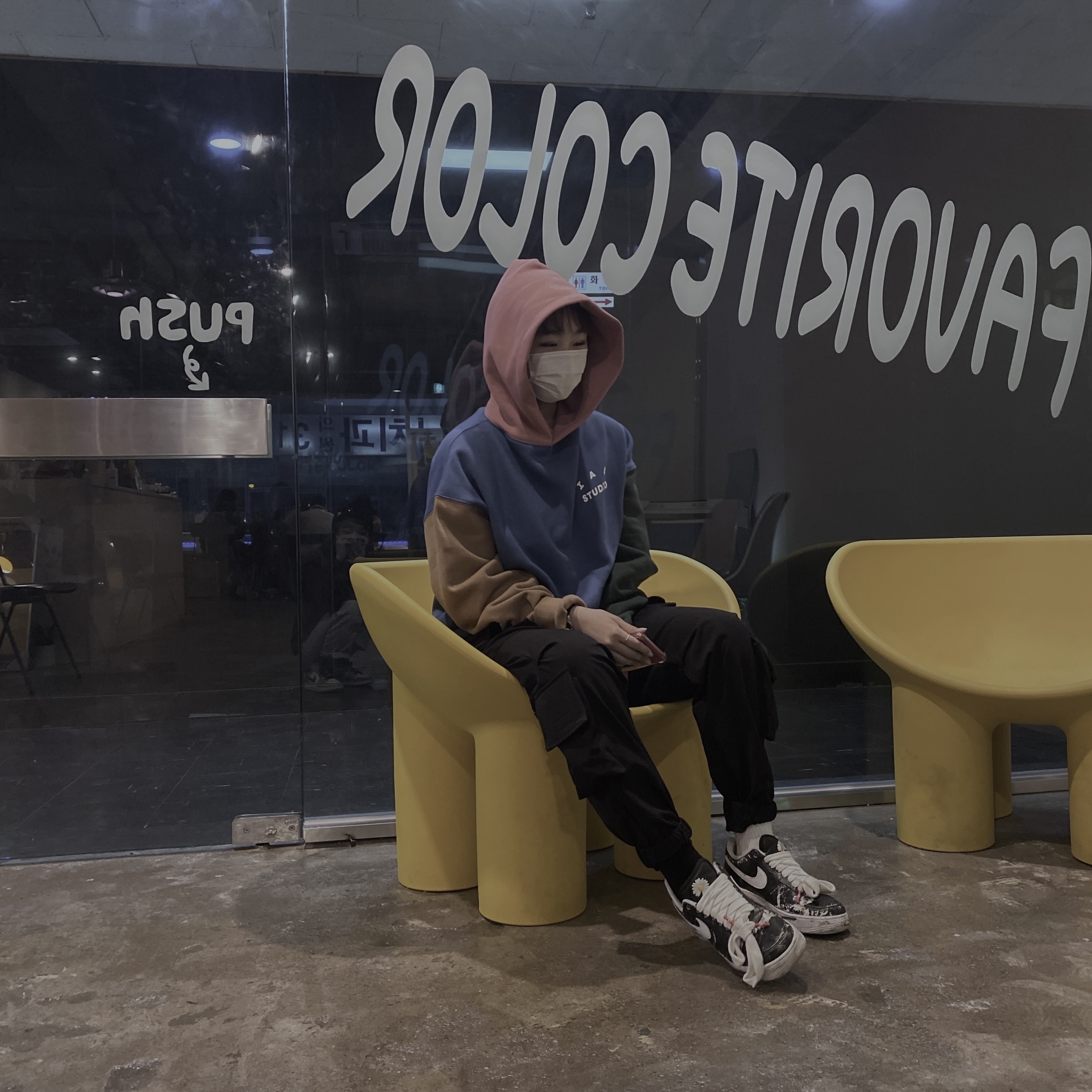 Nike x Peaceminusone Air Force 1 Low Para-Noise 착용 스타일 - 2