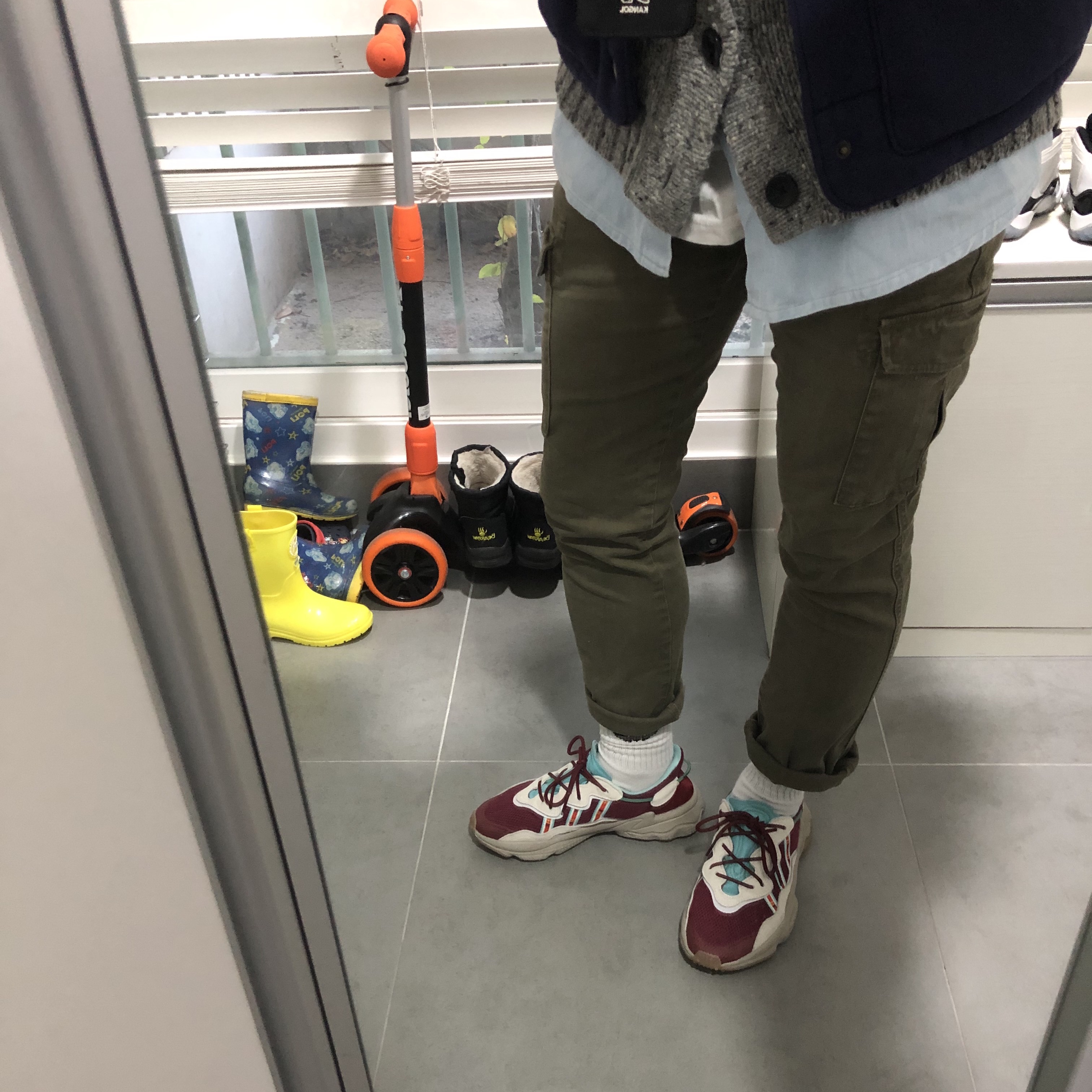 Adidas x Size? Ozweego Lake Oswego, Adidas Ozweego X-Model Pack 착용 스타일 - 2