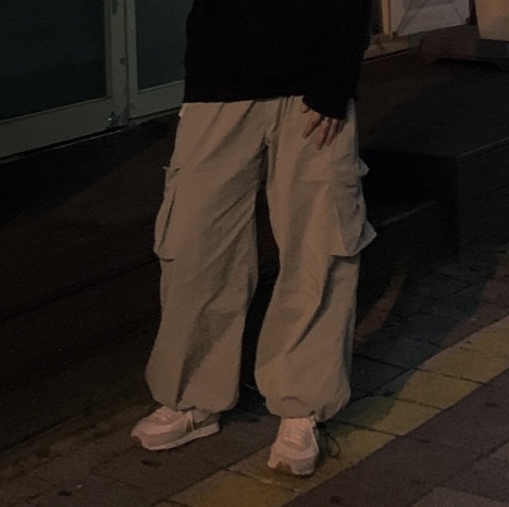 (W) Nike Daybreak Fossil Stone Summit White 착용 스타일