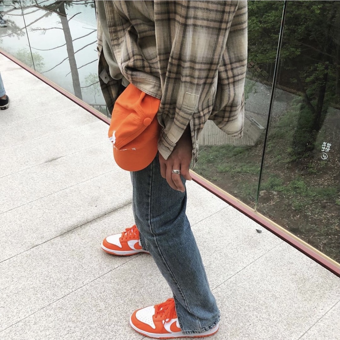 Nike Dunk Low SP Syracuse 2020 착용 스타일