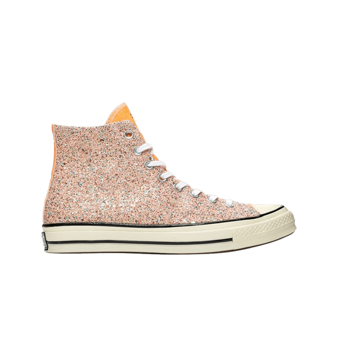 164695C Converse x JW Anderson Chuck 70 Hi Glitter Pink Orange