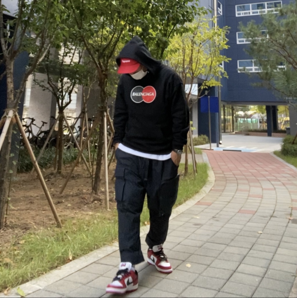 Nike SB Dunk Low Pro Chicago 착용 스타일