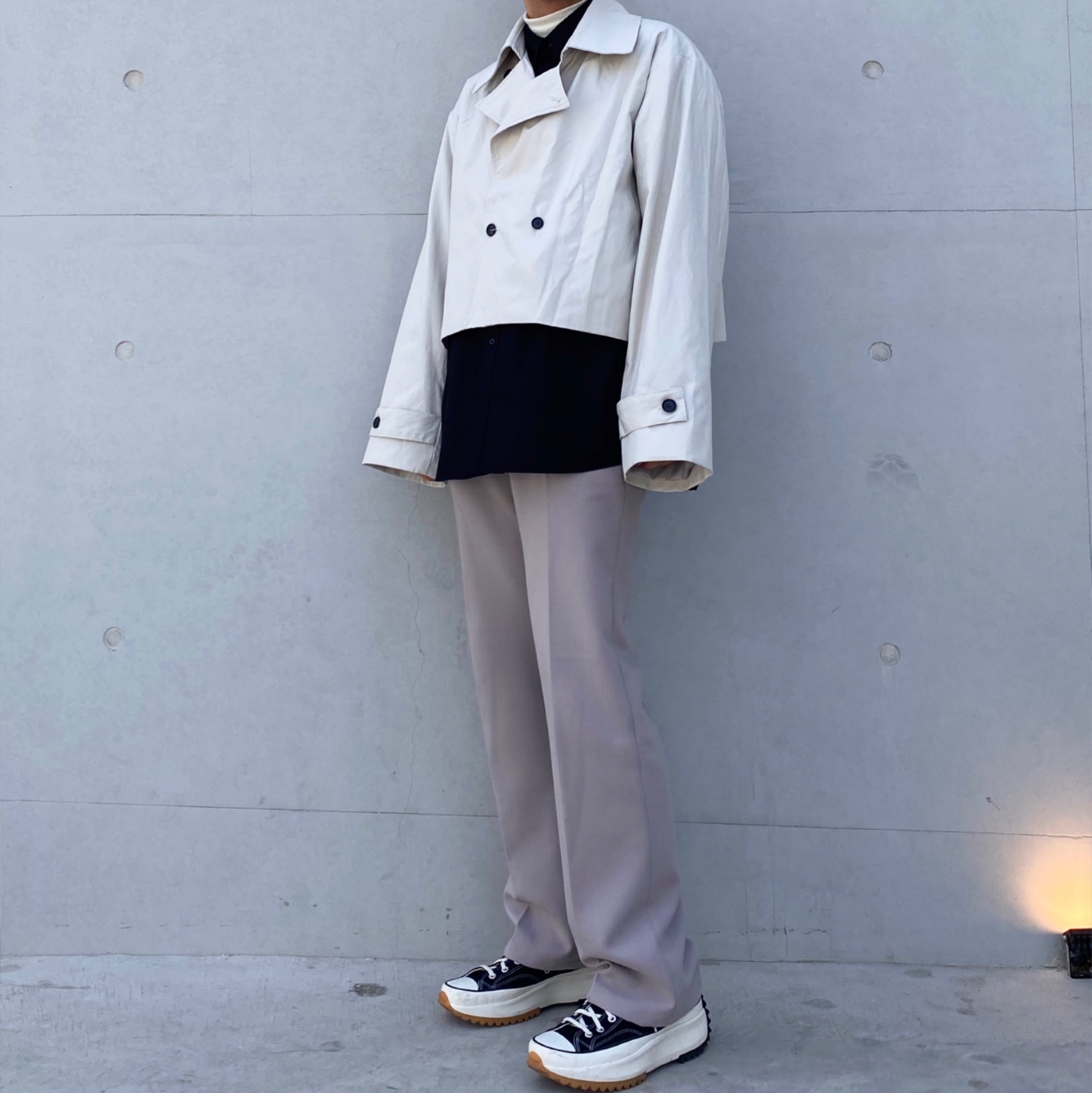 Converse x JW Anderson Run Star Hike Hi Black 착용 스타일