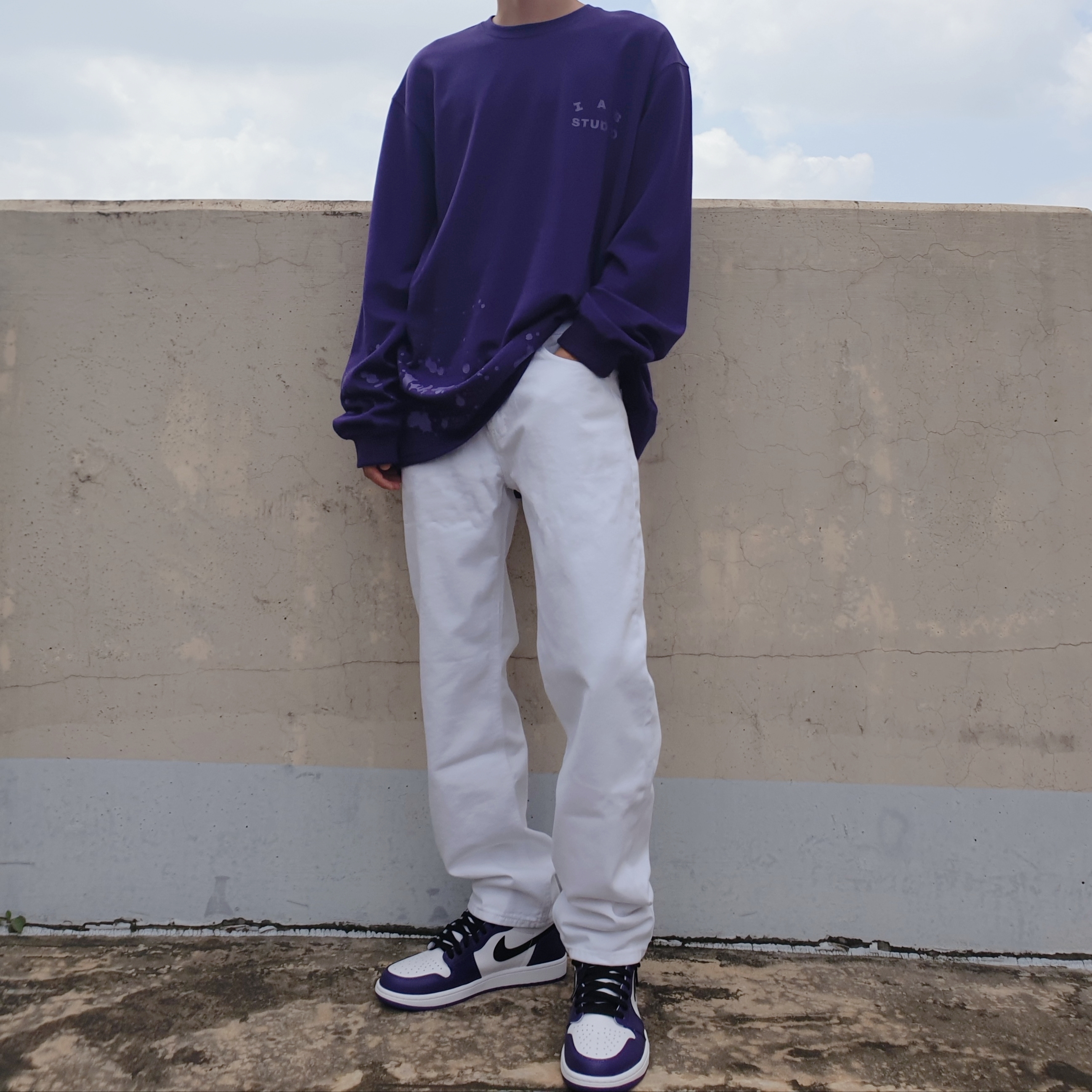 Jordan 1 Retro High OG Court Purple 2020 착용 스타일
