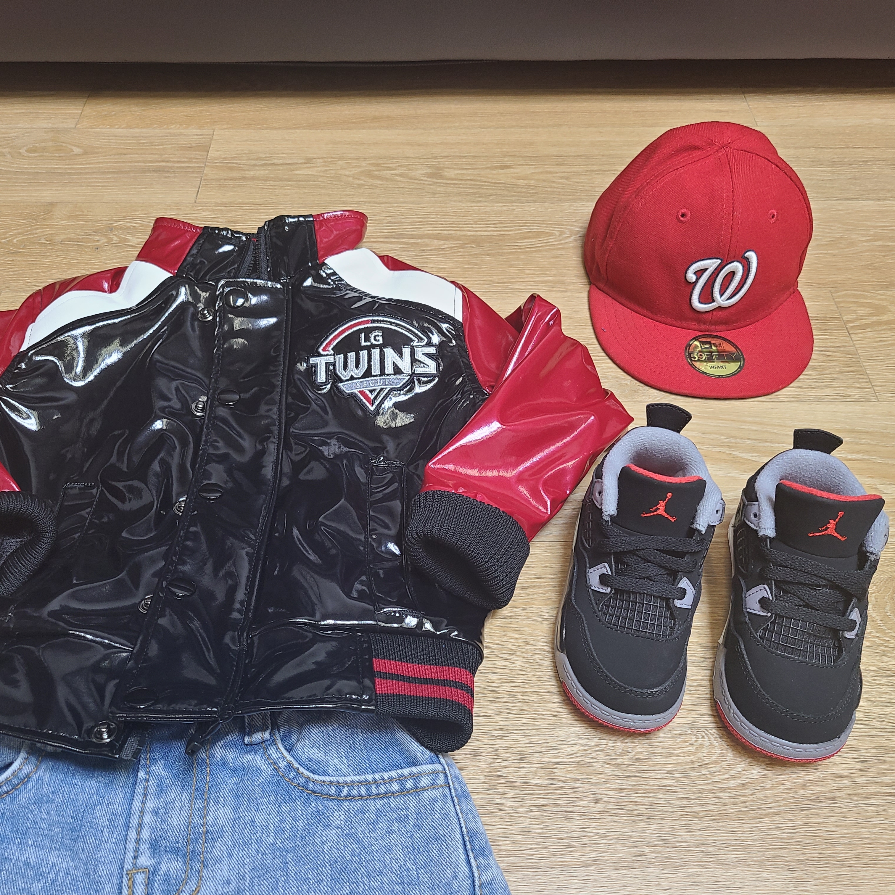 (TD) Jordan 4 Retro Bred 2019 착용 스타일 - 3