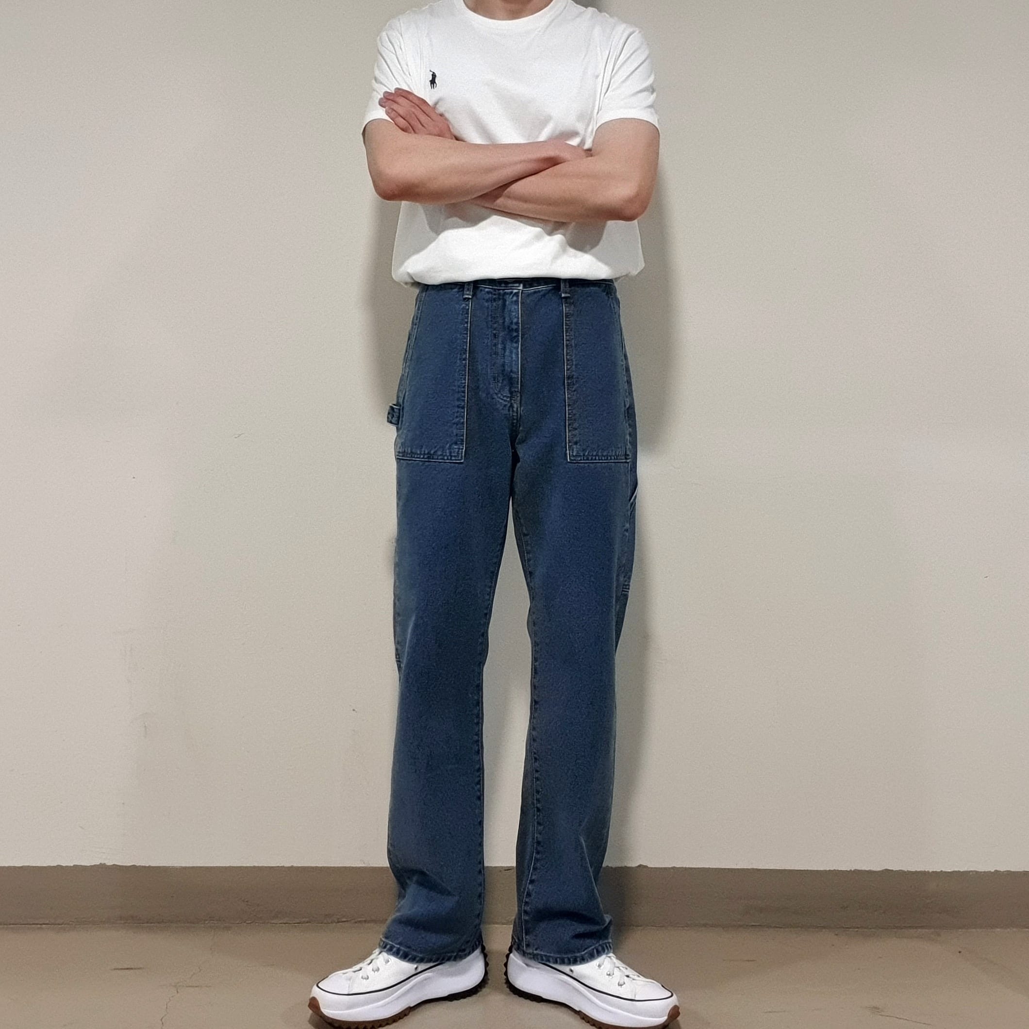 Converse Run Star Hike Hi White Black Gum 착용 스타일