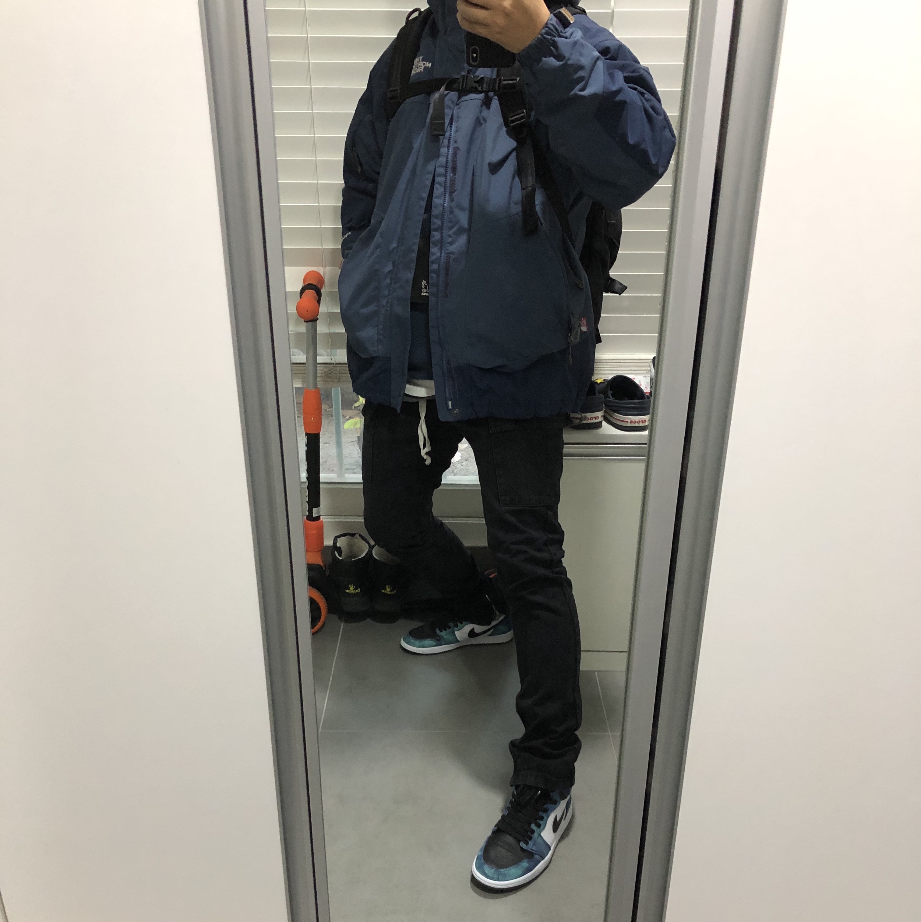 (W) Jordan 1 Retro High Tie-Dye 착용 스타일 - 1