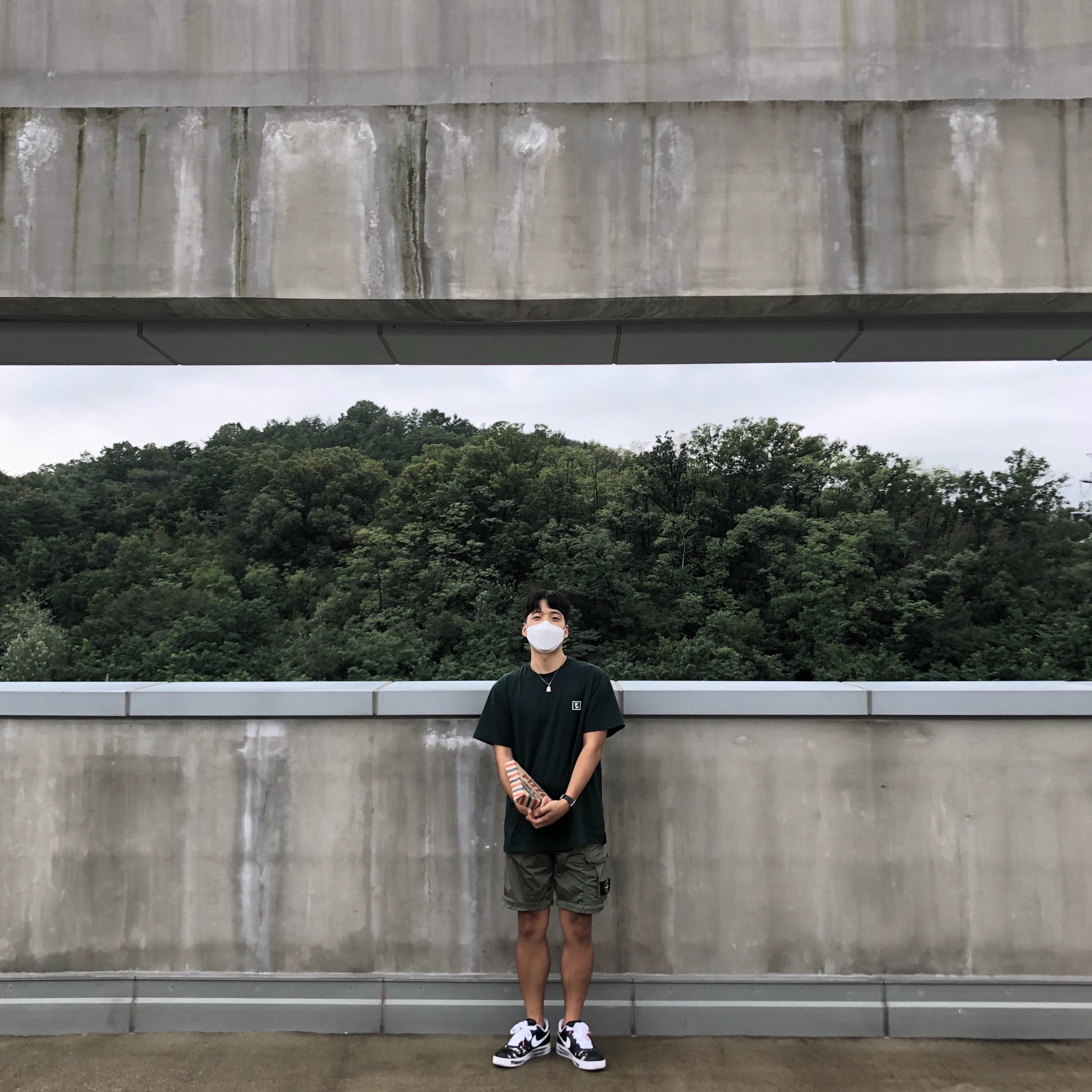 Nike x Peaceminusone Air Force 1 Low Para-Noise 착용 스타일