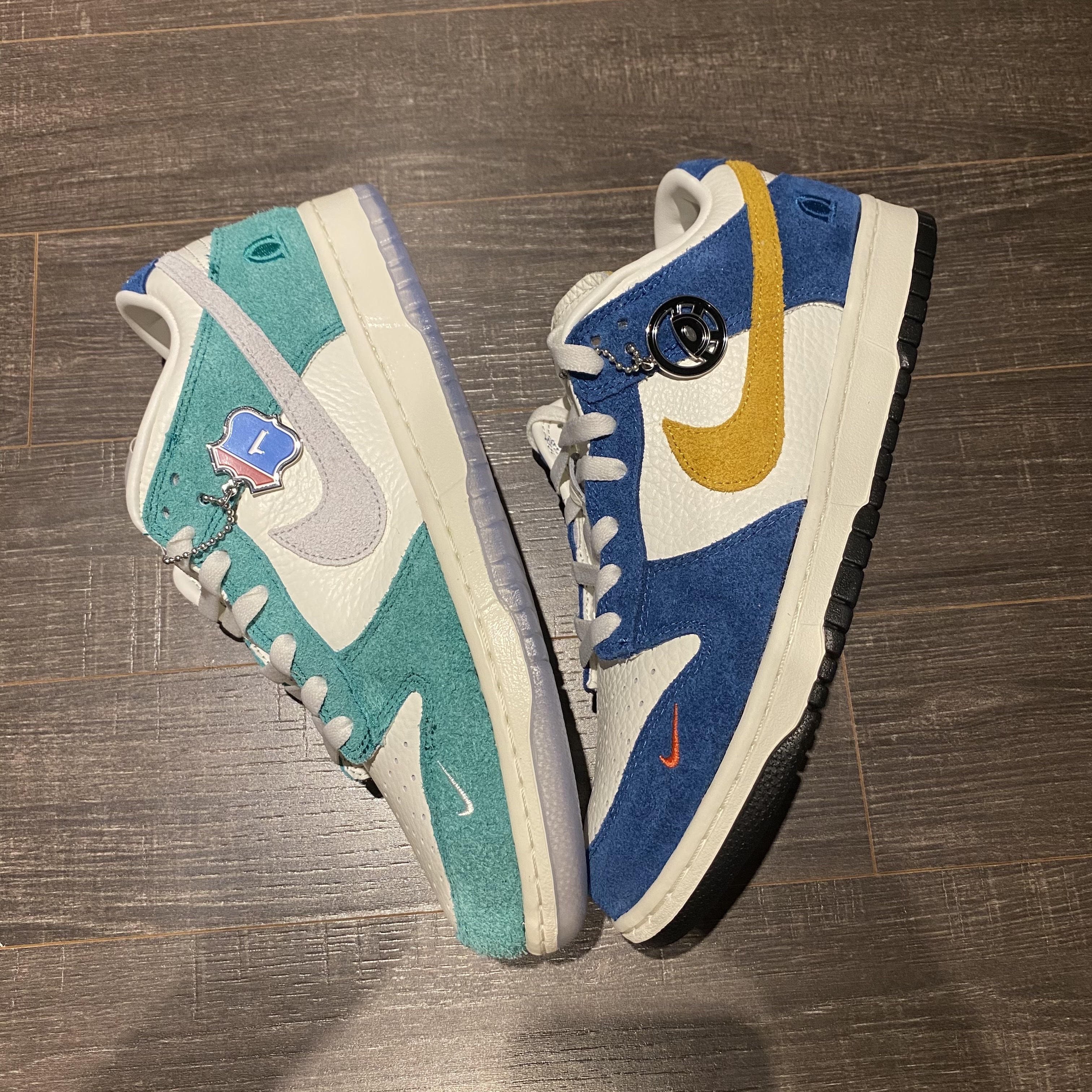 Nike x Kasina Dunk Low 80's Bus, Nike x Kasina Dunk Low Road Sign - Kasina Exclusive 착용 스타일