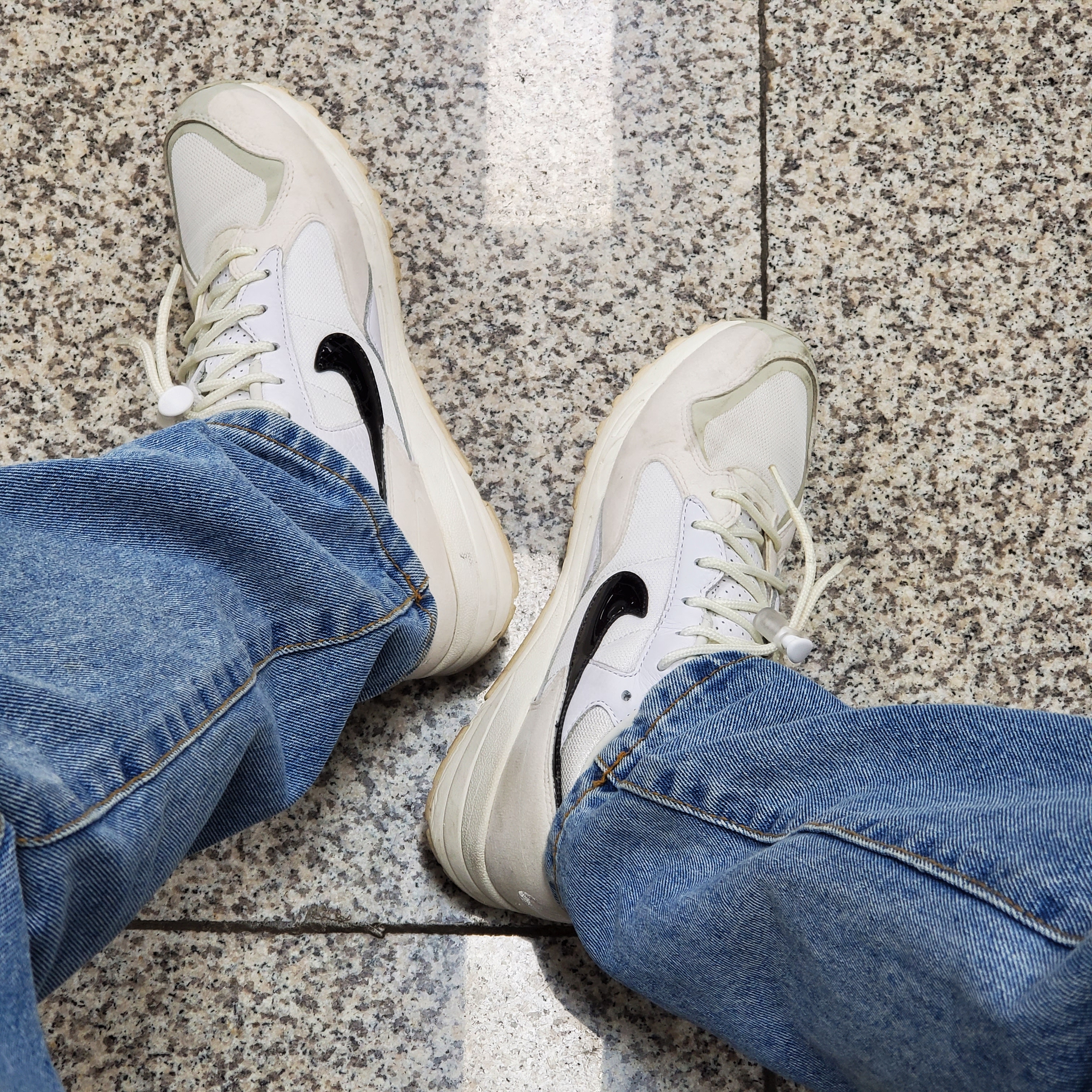Nike x Fear of God Air Skylon 2 White 착용 스타일