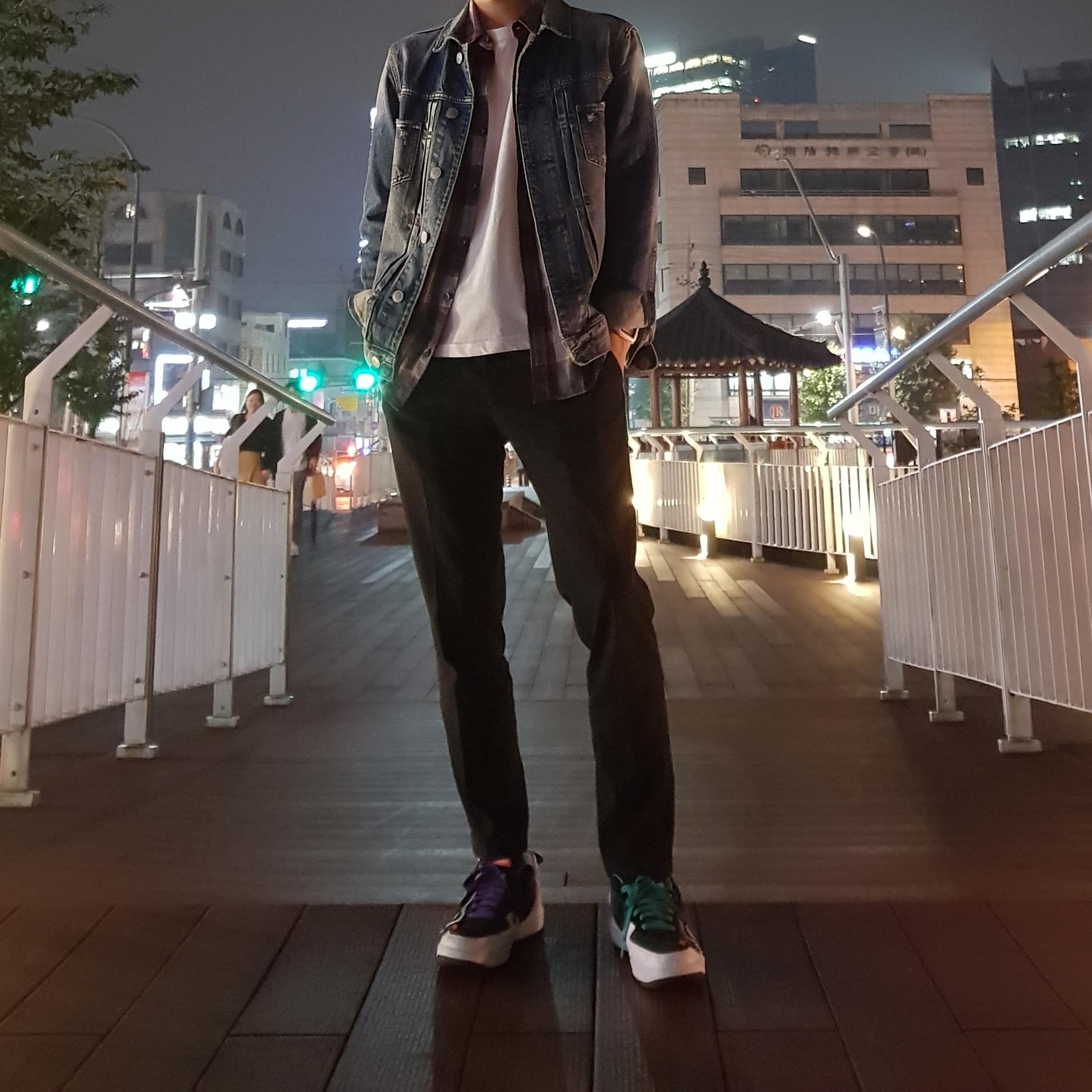 Nike x Acronym Lunar Force 1 SP Zip Turbo Green 착용 스타일