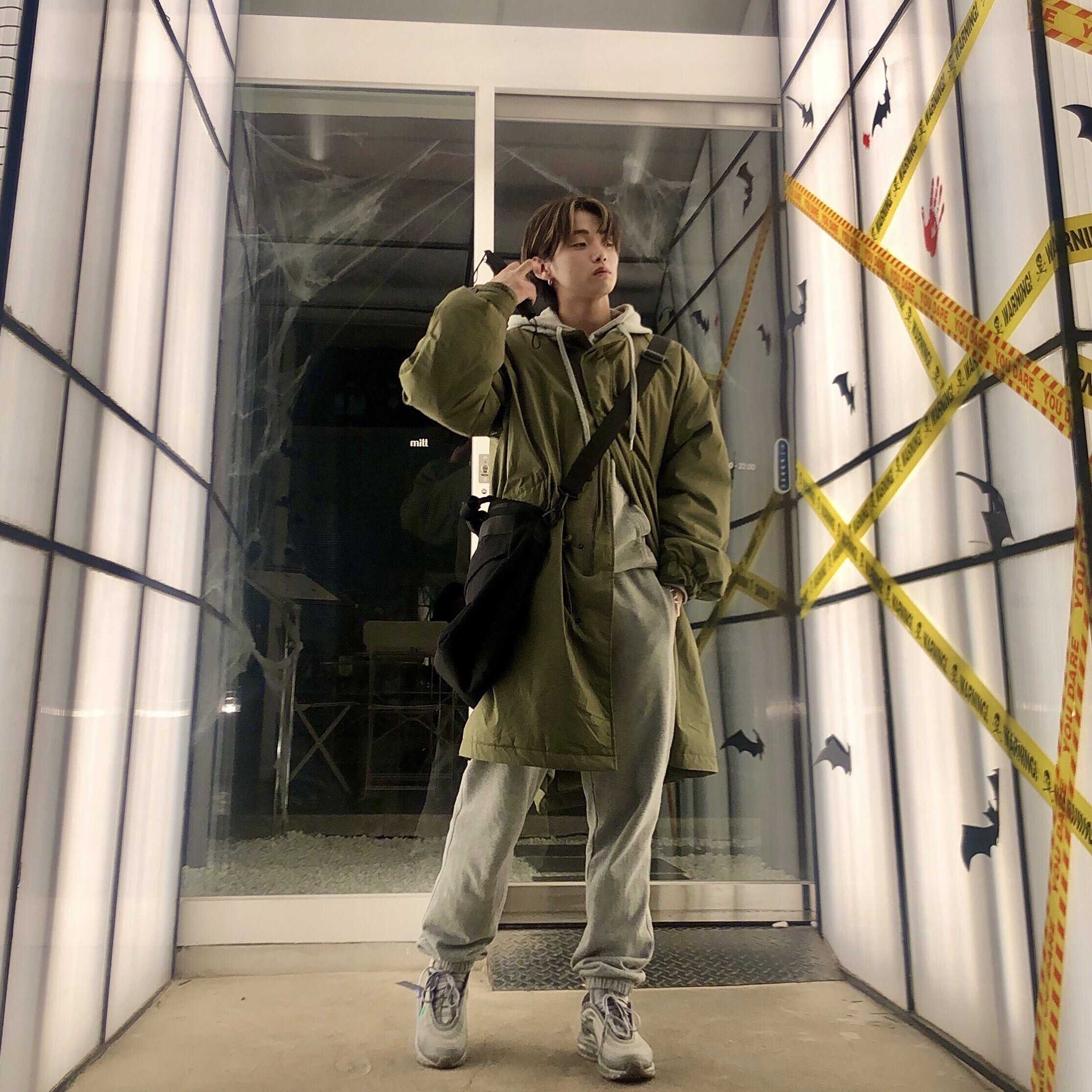 Nike x Off-White Air Max 97 Menta 착용 스타일