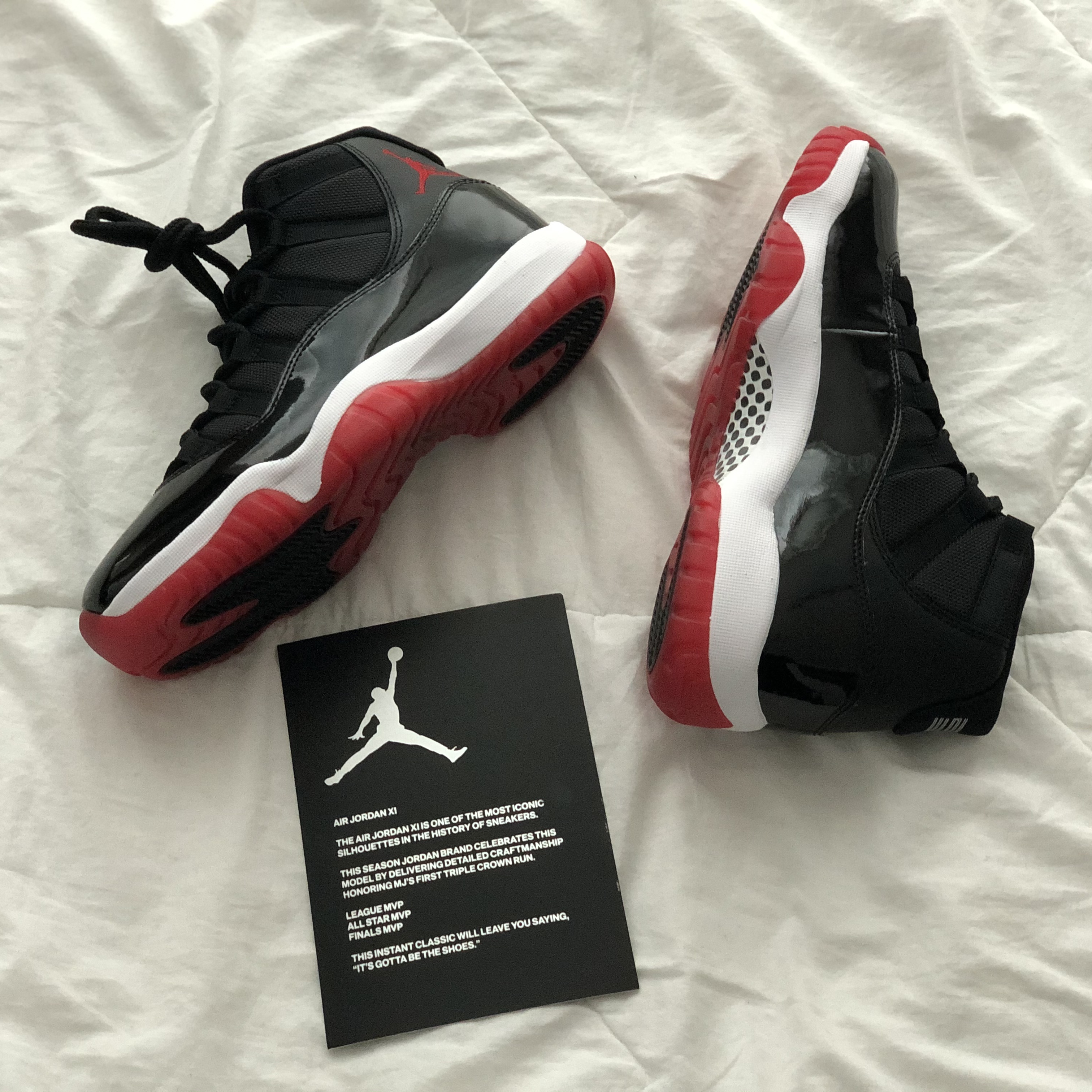 Jordan 11 Retro Bred 2019, (GS) Jordan 11 Retro Bred 2019 착용 스타일 - 1
