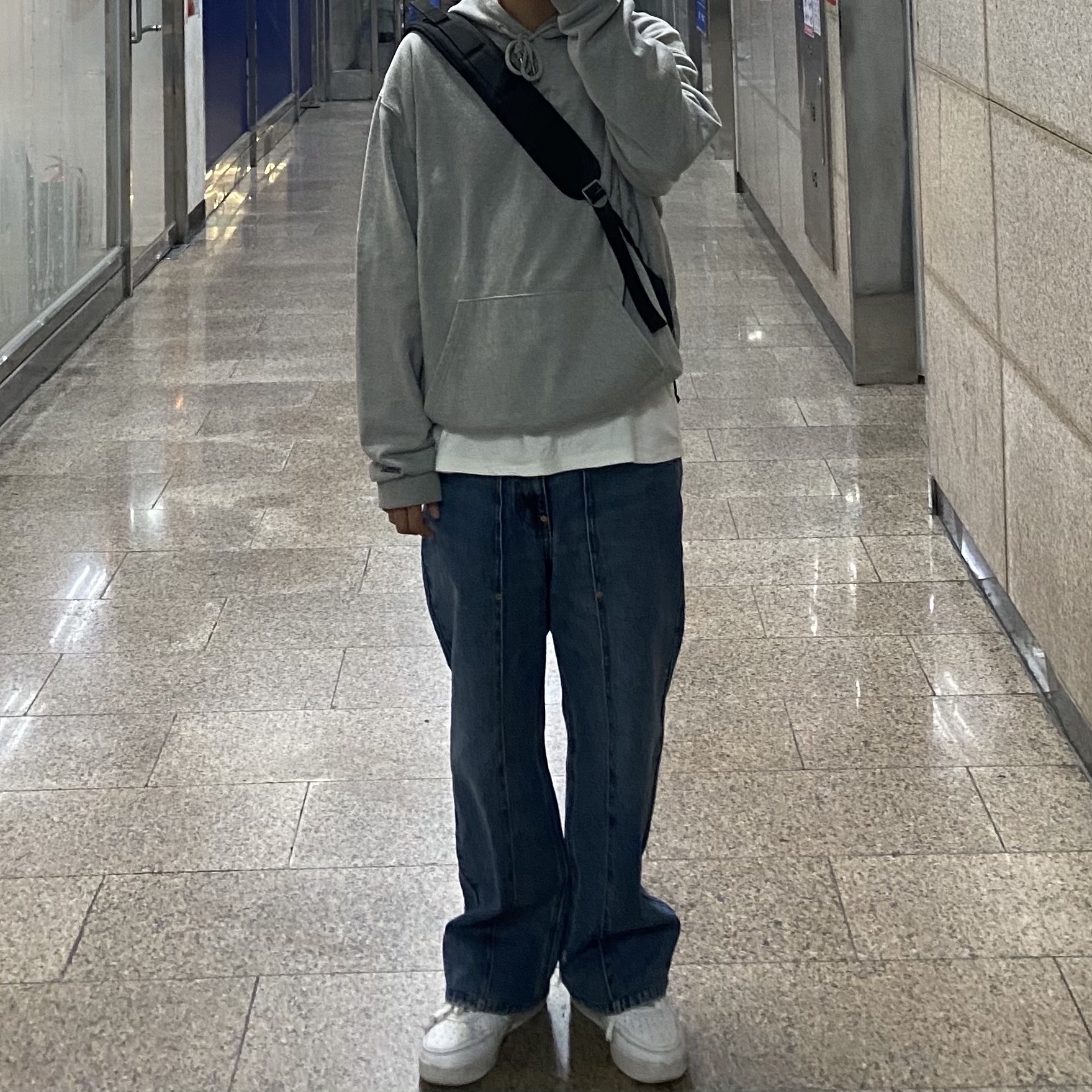 Nike Air Force 1 '07 Low White 착용 스타일