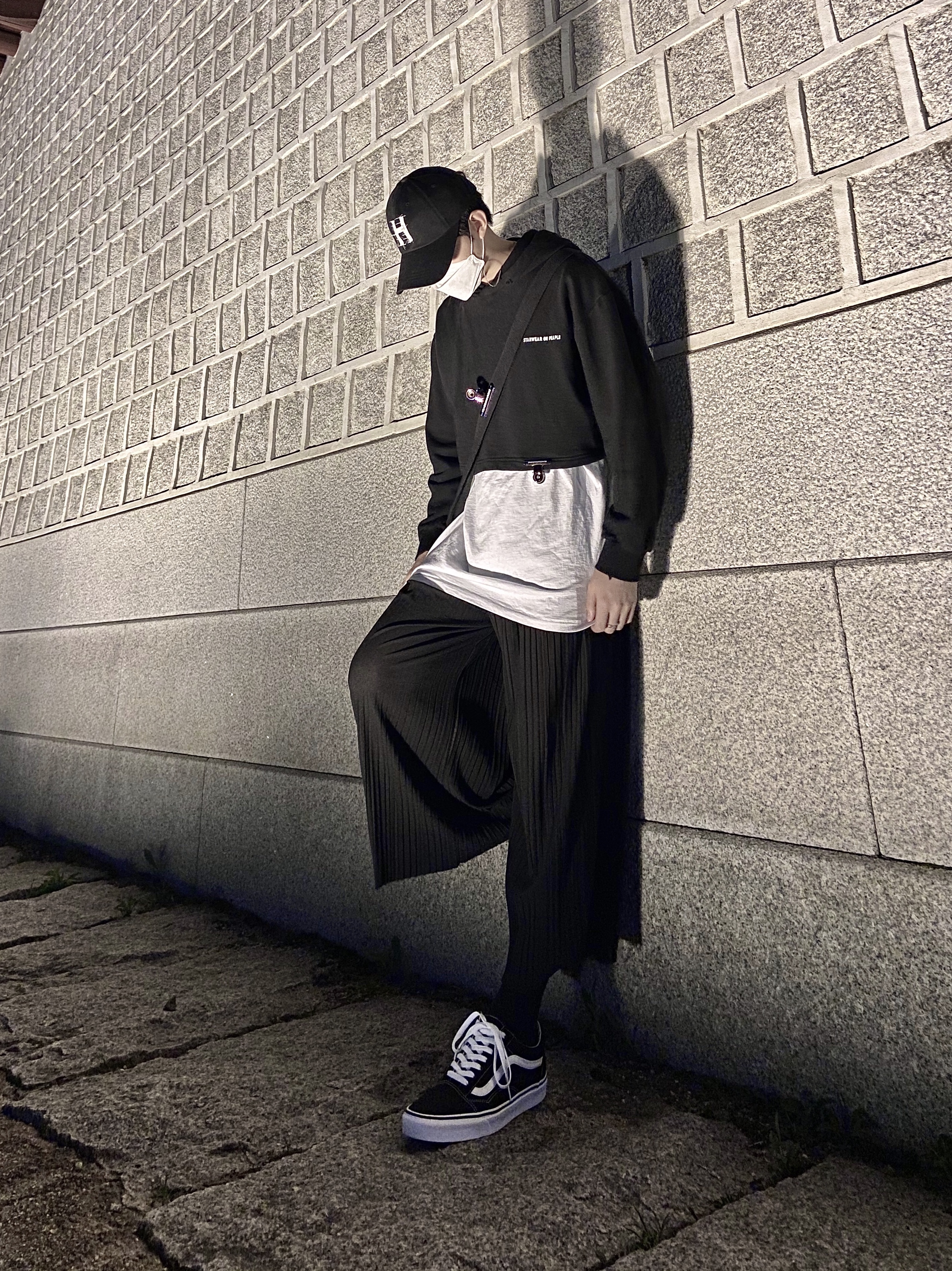 Vans Vault OG Old Skool LX Black 착용 스타일