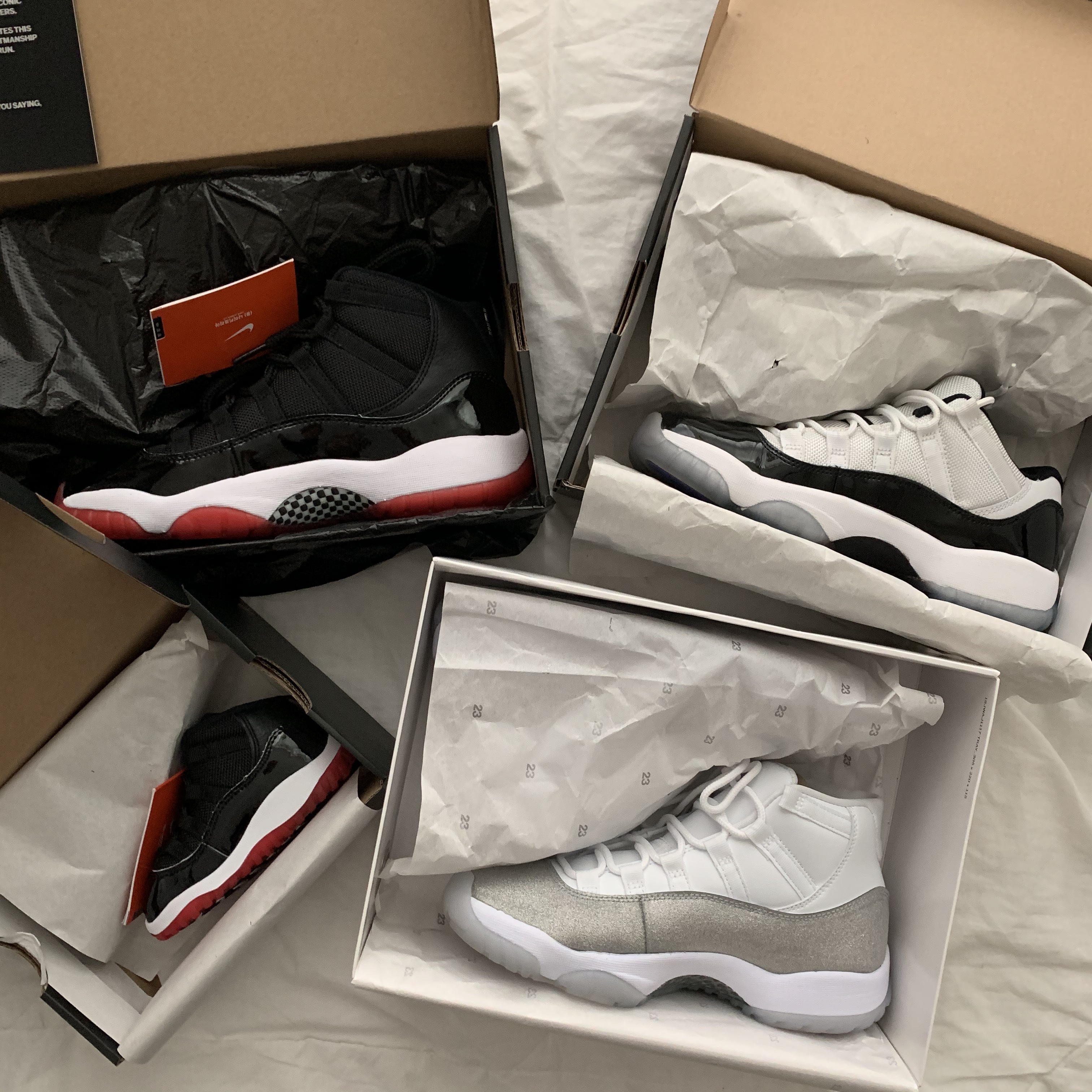 Jordan 11 Retro Bred 2019, (GS) Jordan 11 Retro Bred 2019 착용 스타일 - 5