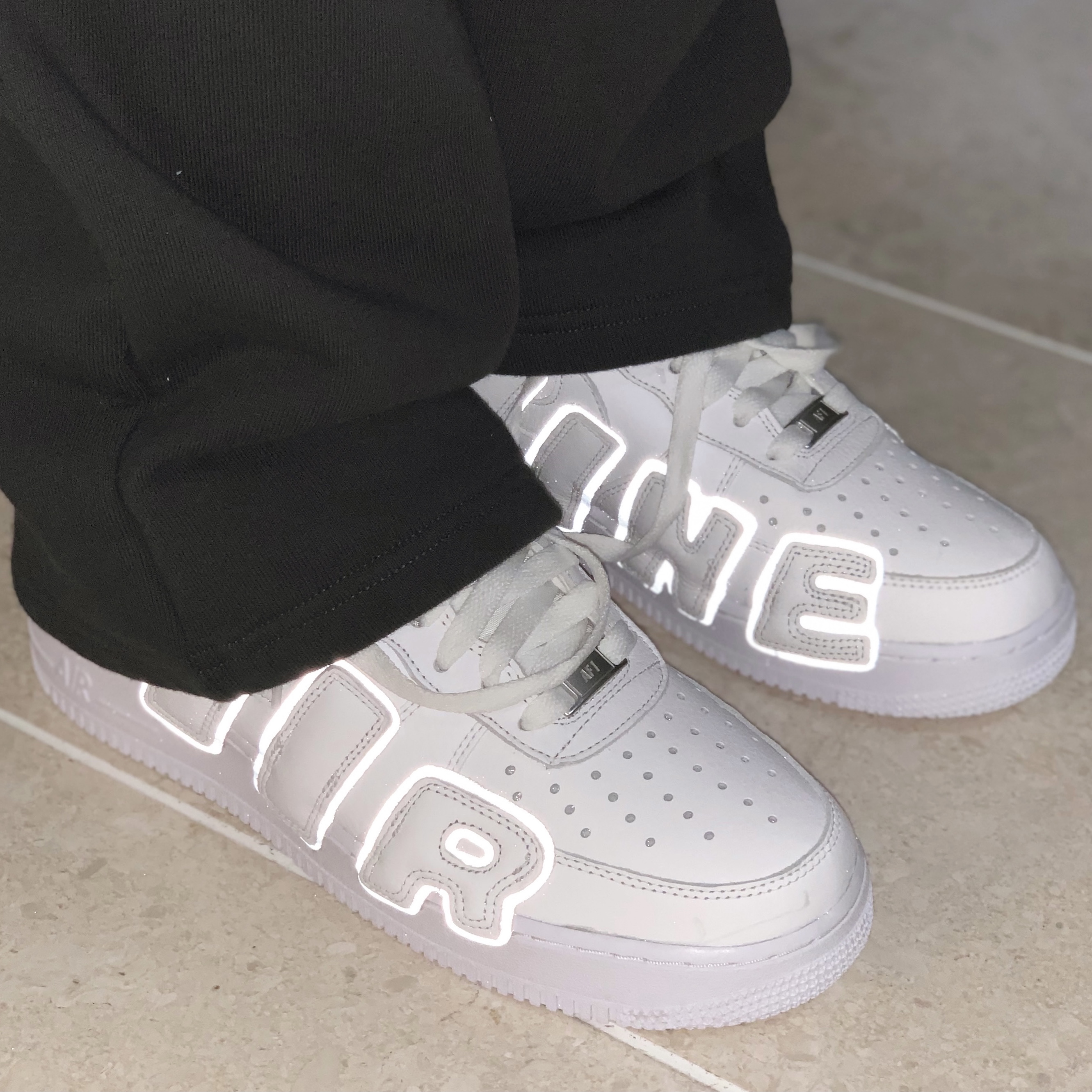 Nike x Cactus Plant Flea Market Air Force 1 Low Premium White 착용 스타일