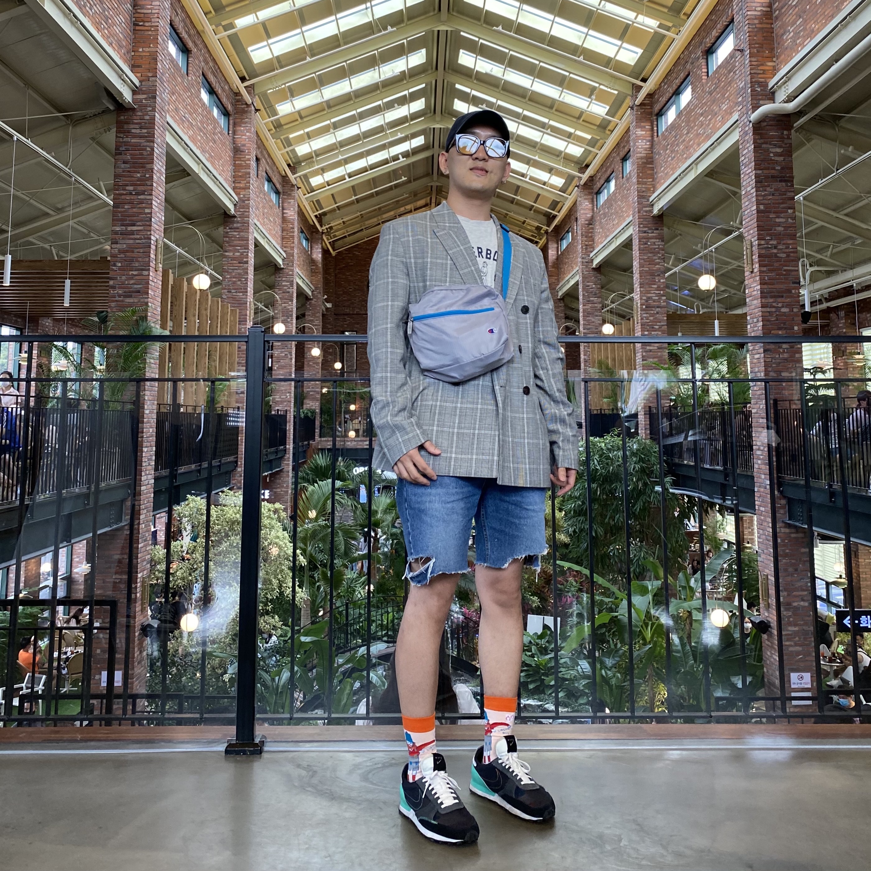 Nike Daybreak Type N.354 Black 착용 스타일