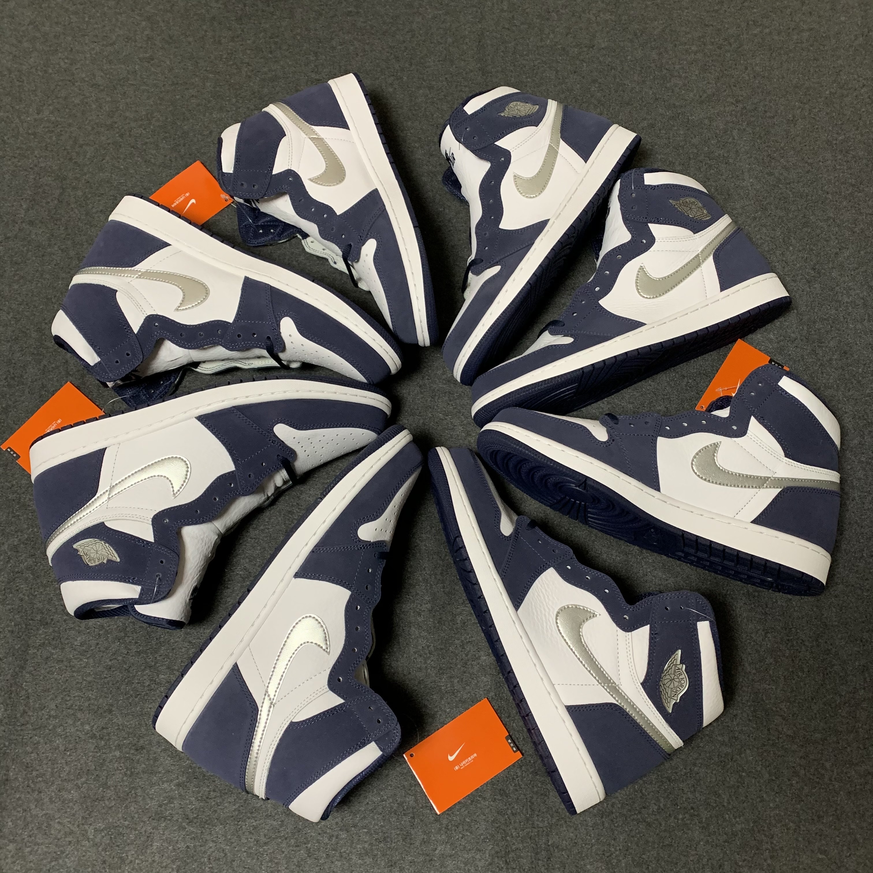 Jordan 1 Retro High OG CO.JP Midnight Navy 착용 스타일