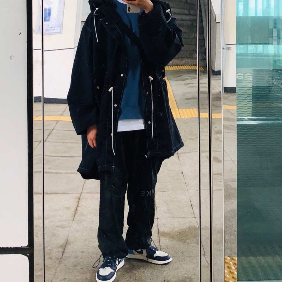 Jordan 1 Retro High Obsidian UNC 착용 스타일