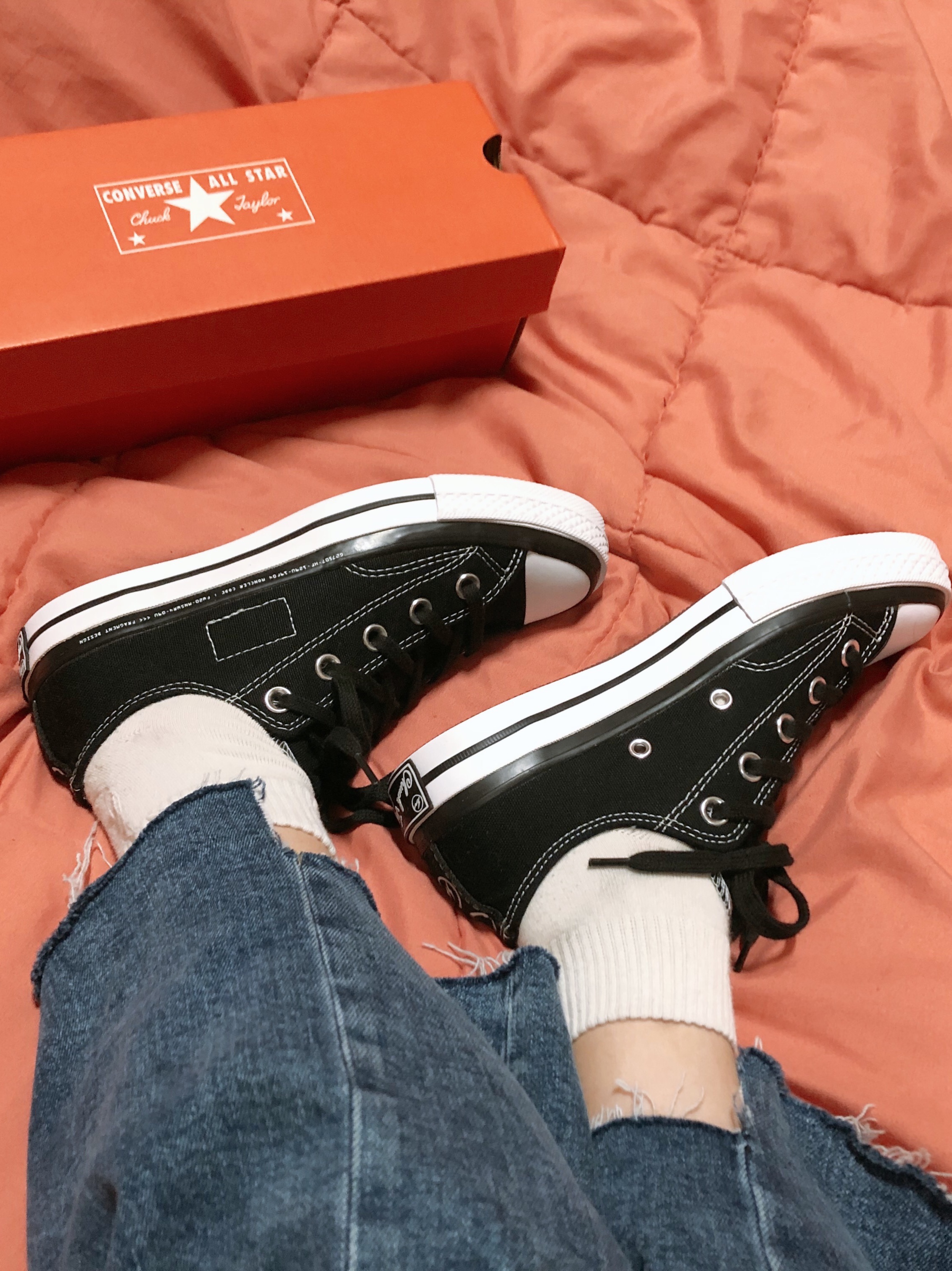 Converse x Moncler x Fragment Chuck 70 Ox Black 착용 스타일