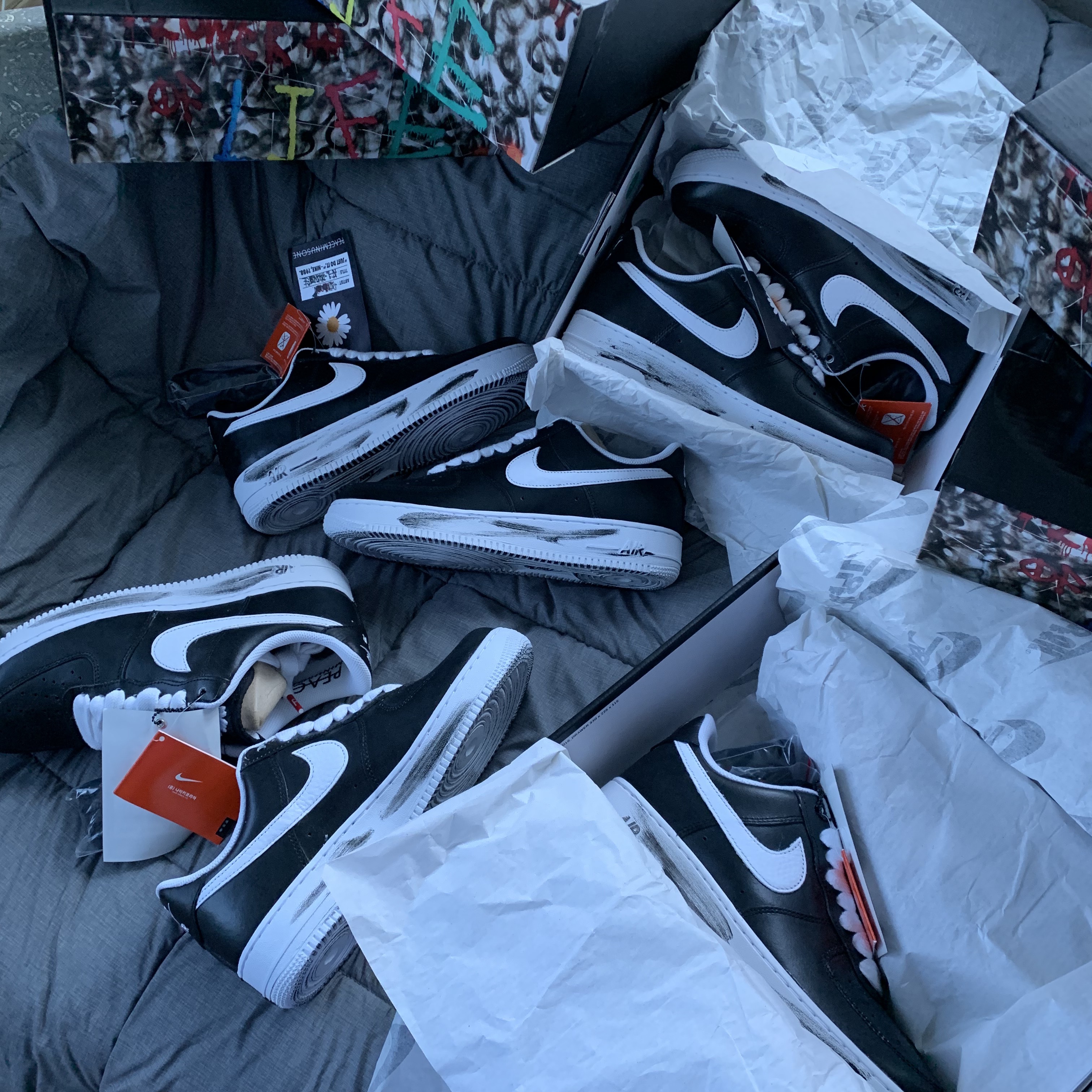Nike x Peaceminusone Air Force 1 Low Para-Noise 착용 스타일 - 2