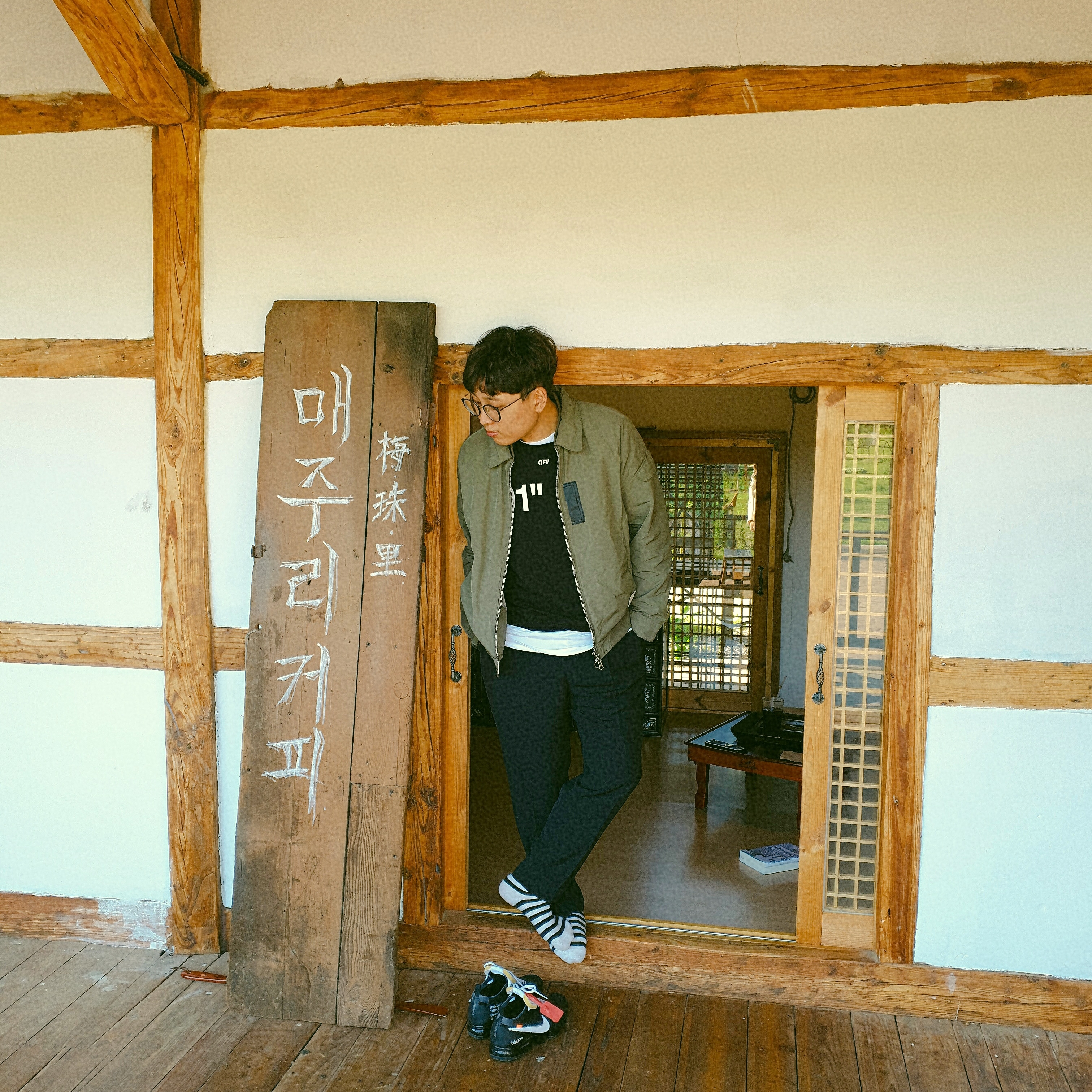Nike x Off-White Air VaporMax OG Black The Ten 착용 스타일