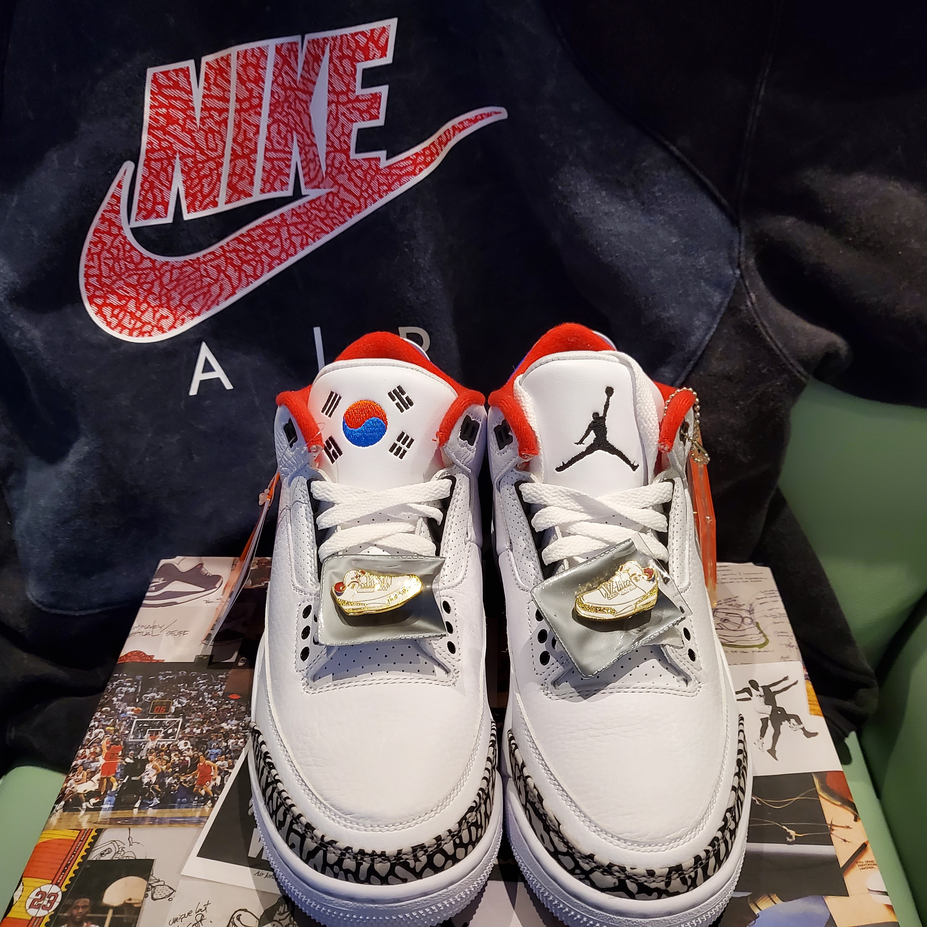 (W) Jordan 3 Retro Seoul 착용 스타일 - 1