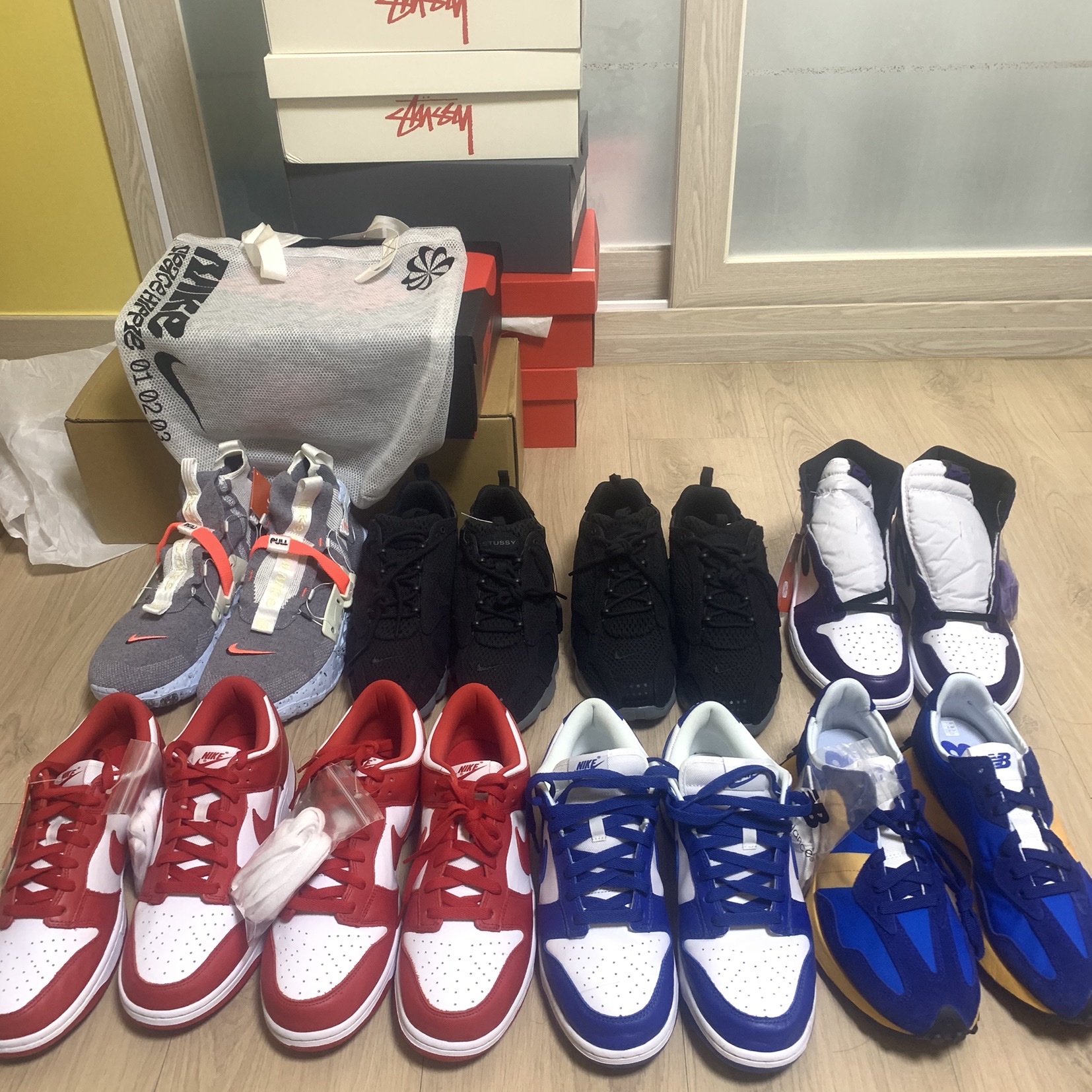 Nike Dunk Low SP University Red 2020, Nike Dunk Low SP Kentucky 2020 착용 스타일